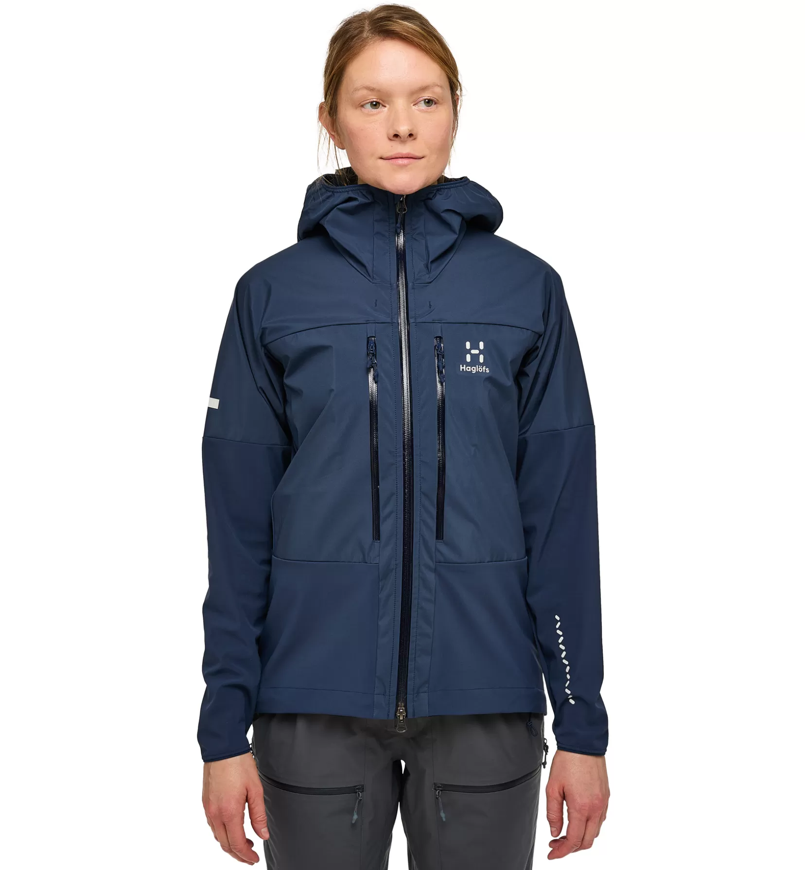Online Haglöfs L.I.M Hybrid Touring Hood Women Tarn Blue