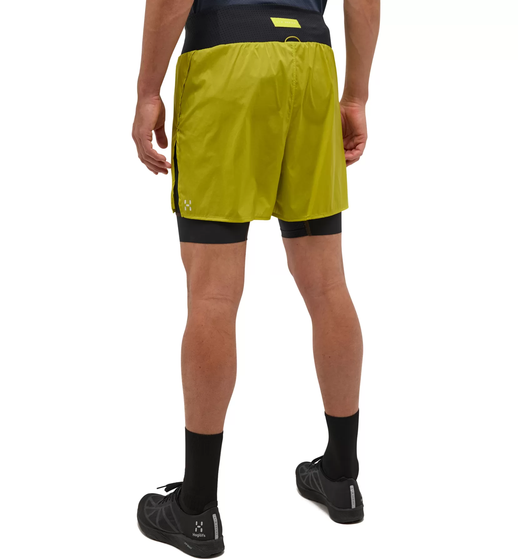 Outlet Haglöfs L.I.M Intense Trail 2-in-1 Shorts Men Aurora/Teak Brown