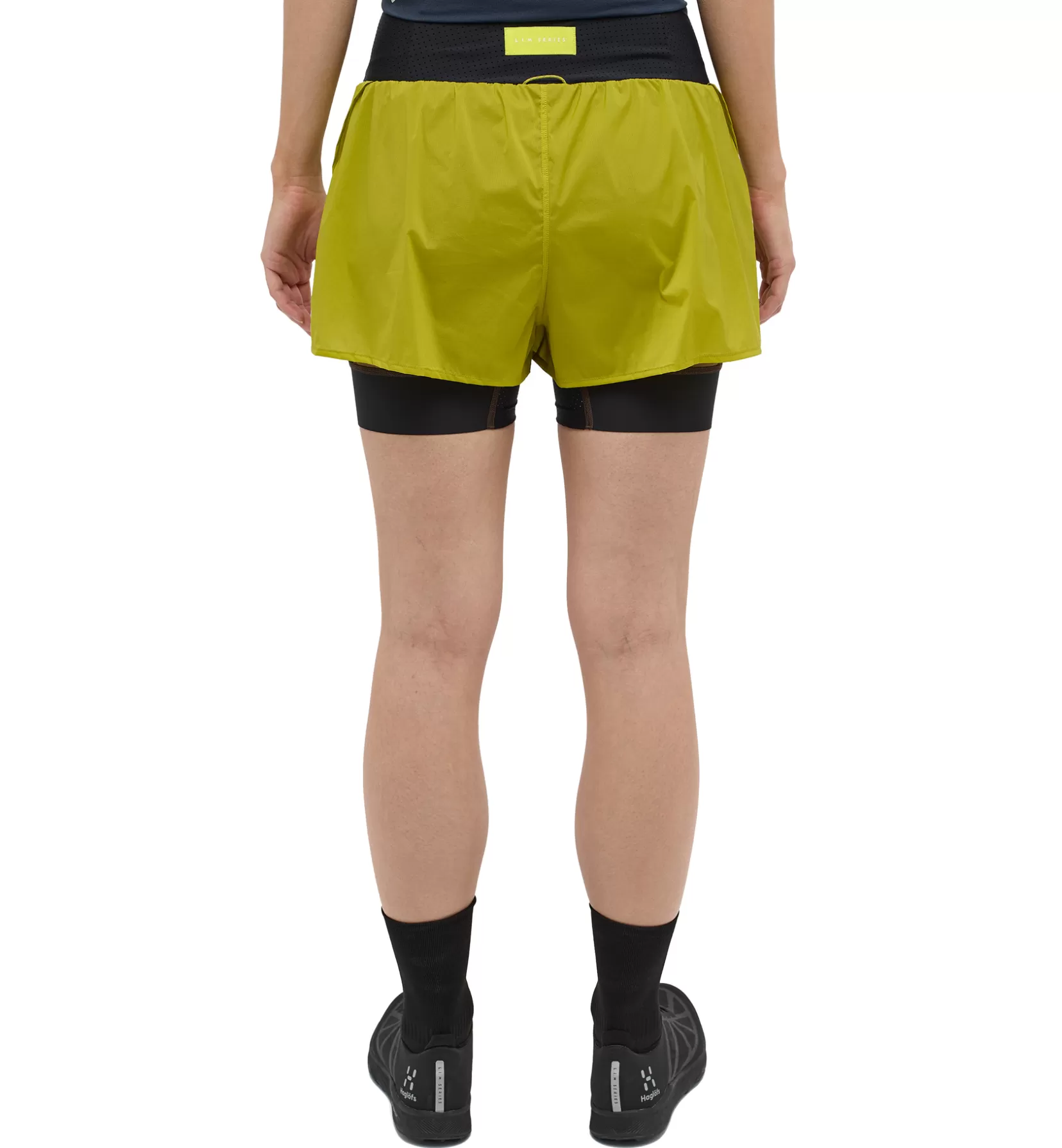 Cheap Haglöfs L.I.M Intense Trail 2-in-1 Shorts Women Aurora/Teak Brown
