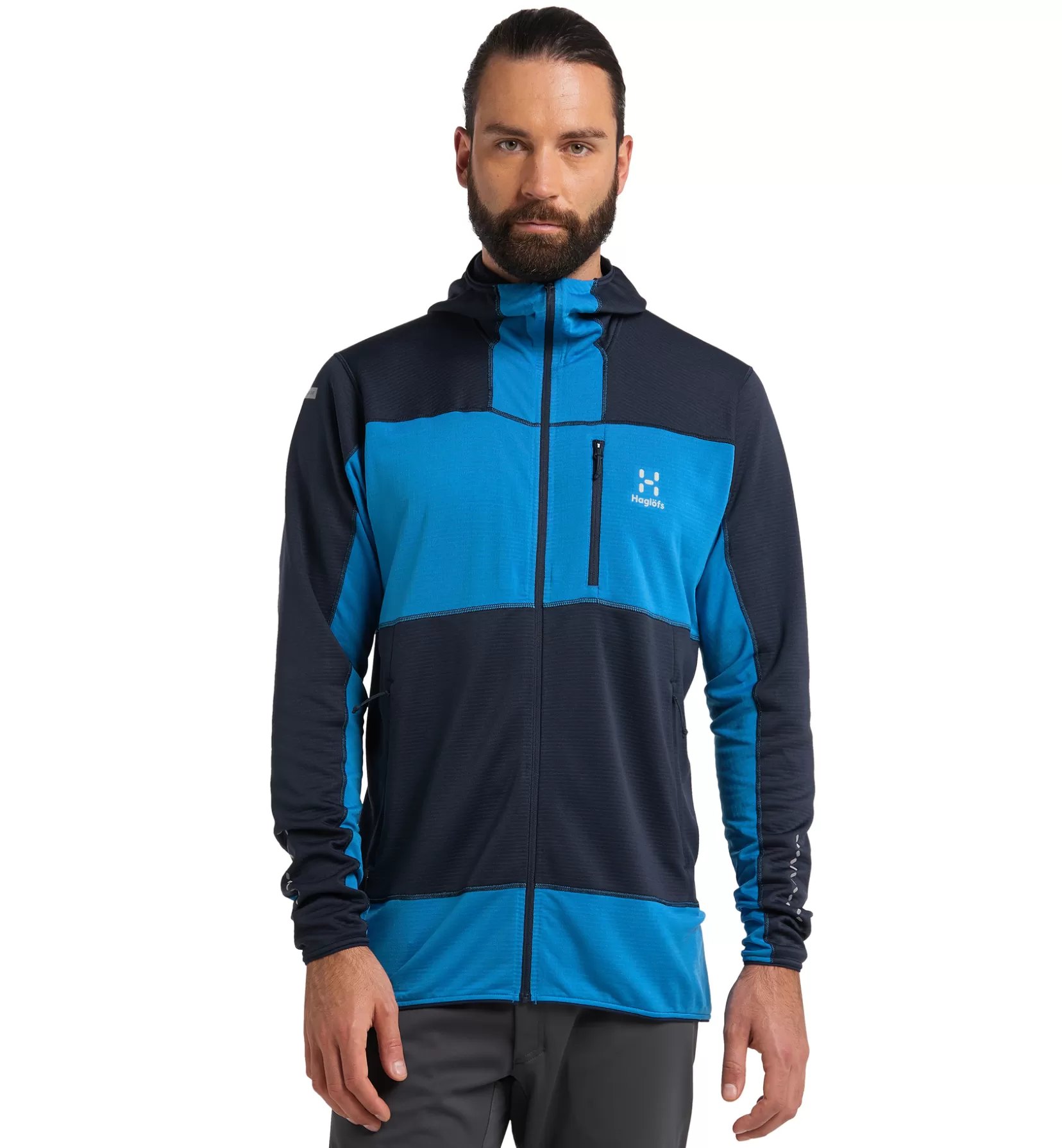 Store Haglöfs L.I.M Mid Fast Hood Men Tarn blue/Nordic blue
