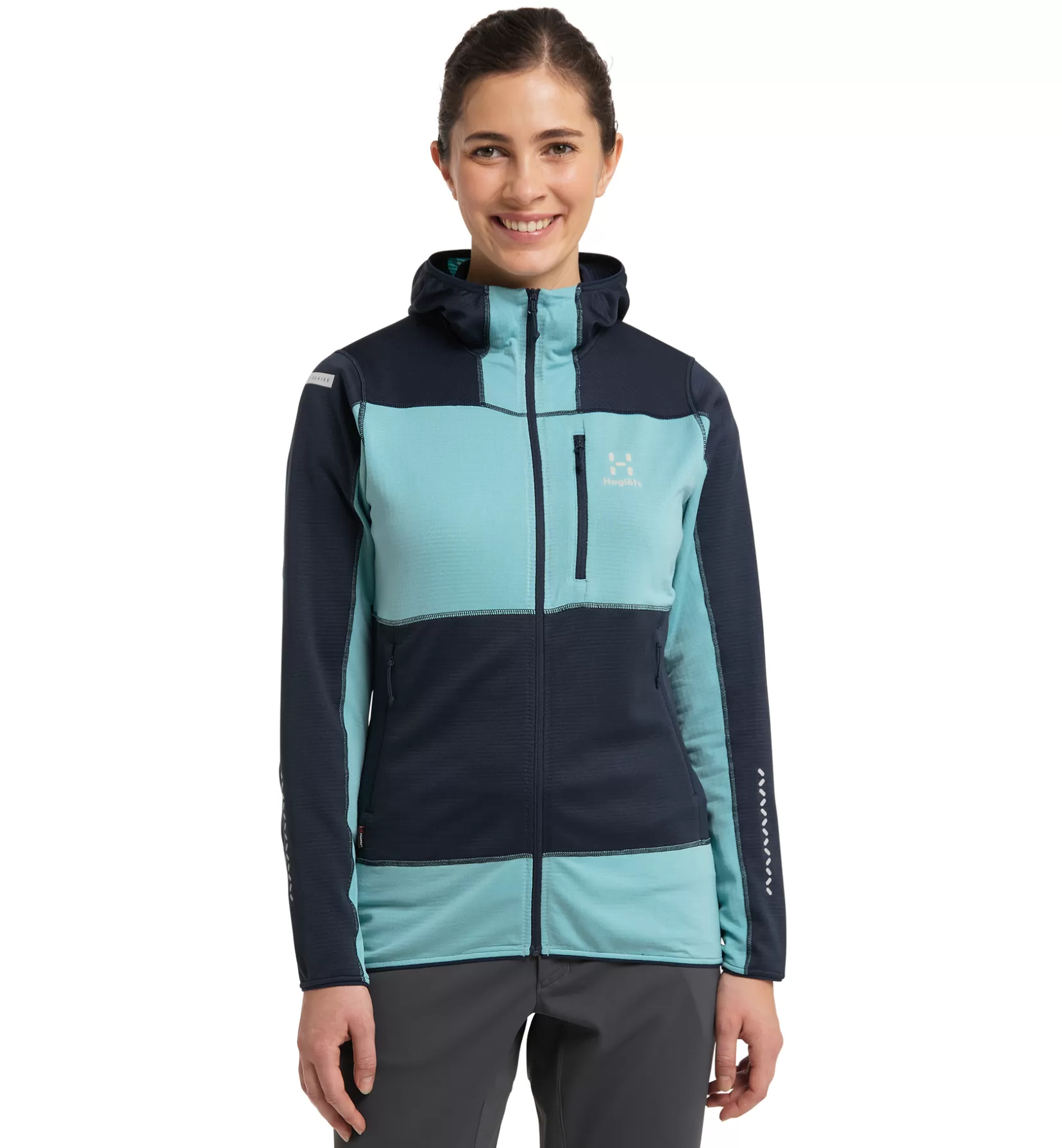 Flash Sale Haglöfs L.I.M Mid Fast Hood Women Tarn blue/Frost blue