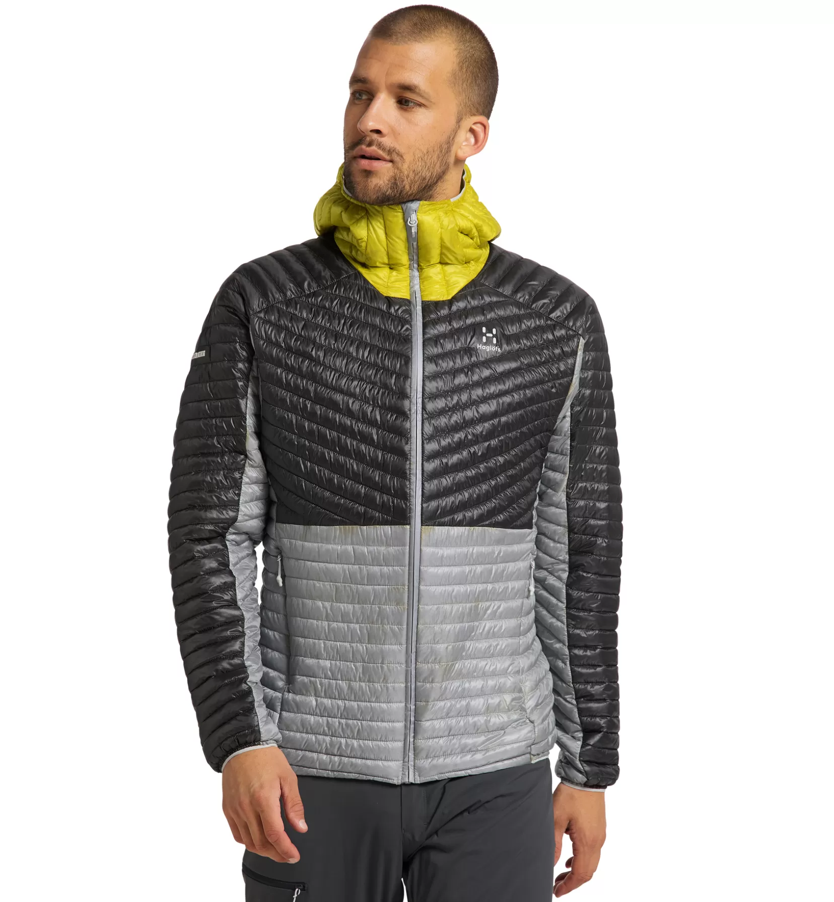 Fashion Haglöfs L.I.M Mimic Hood Men Stone Grey/Magnetite