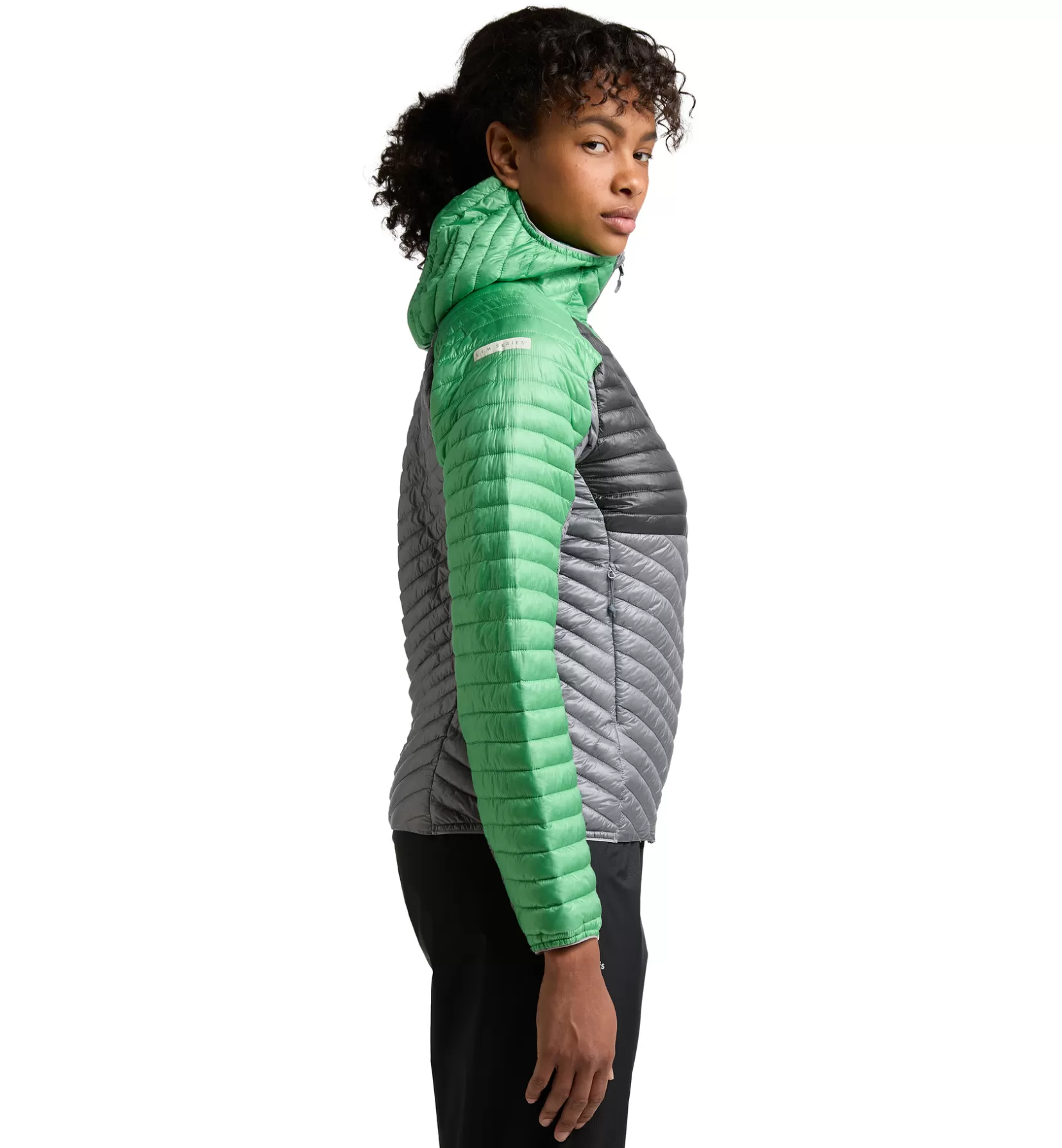 Clearance Haglöfs L.I.M Mimic Hood Women Concrete/Magnetite