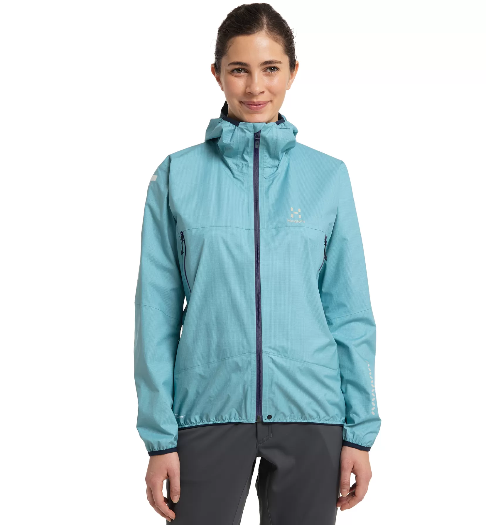 Shop Haglöfs L.I.M Proof Jacket Women Frost Blue