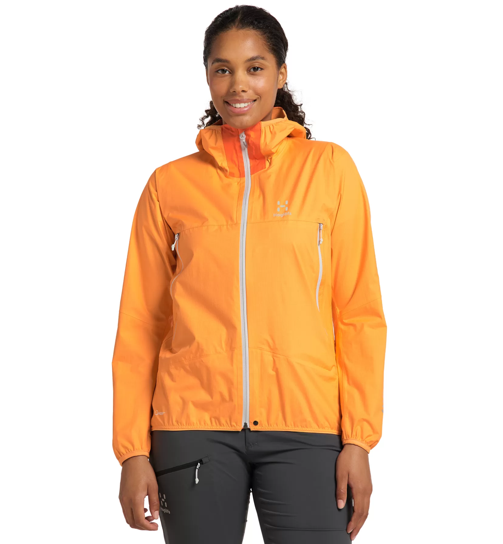 Sale Haglöfs L.I.M Proof Jacket Women Soft Orange/Flame Orange