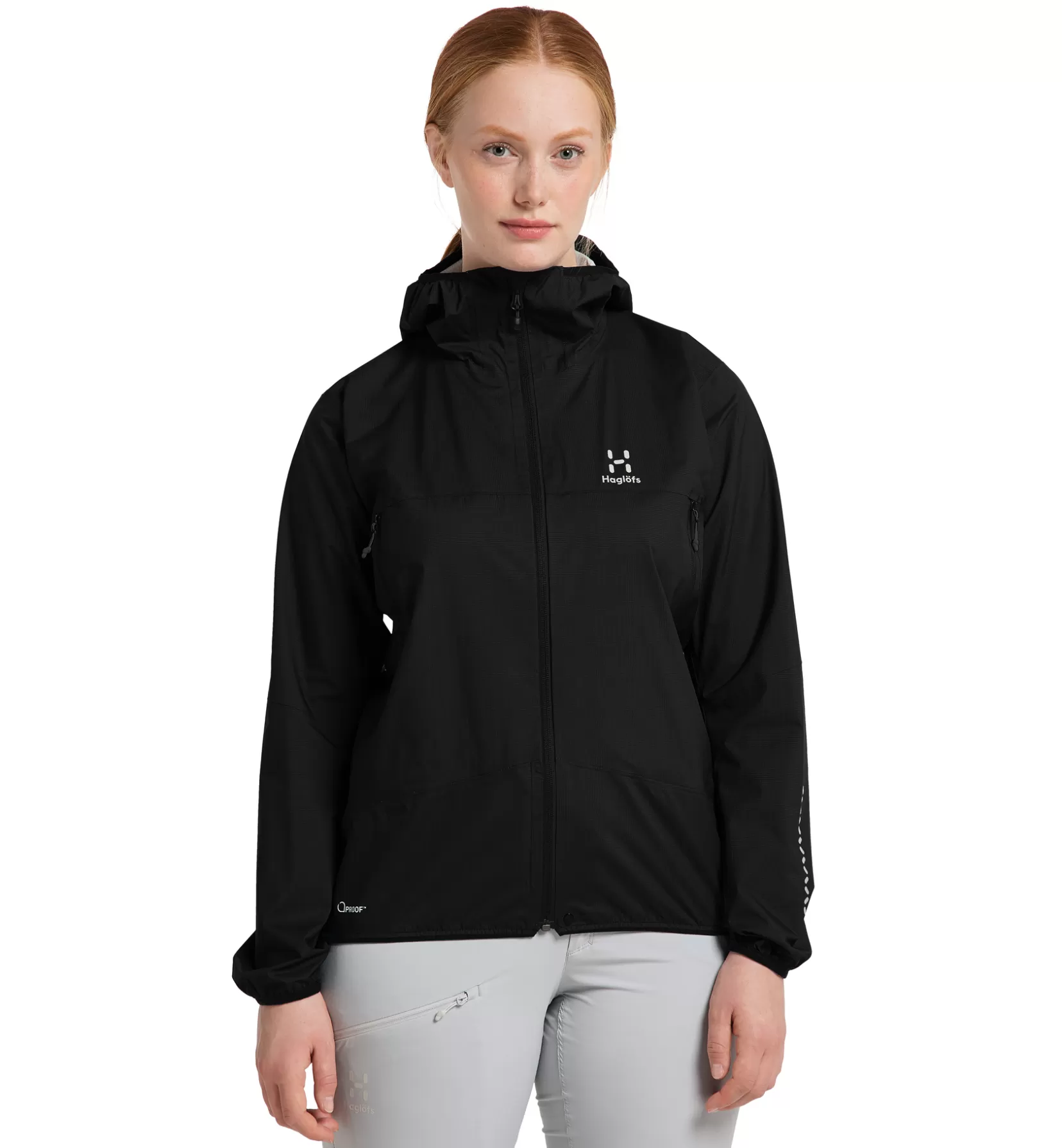 Shop Haglöfs L.I.M Proof Jacket Women True Black