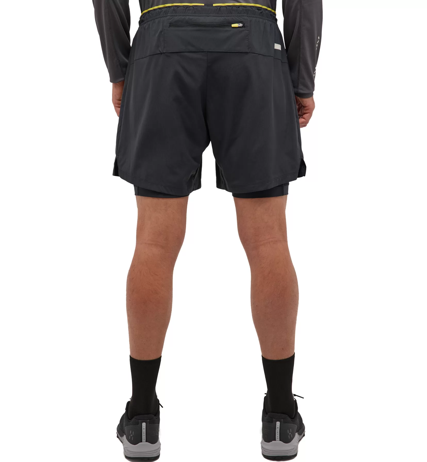 Clearance Haglöfs L.I.M Tempo Trail 2-in-1 Shorts Men True Black