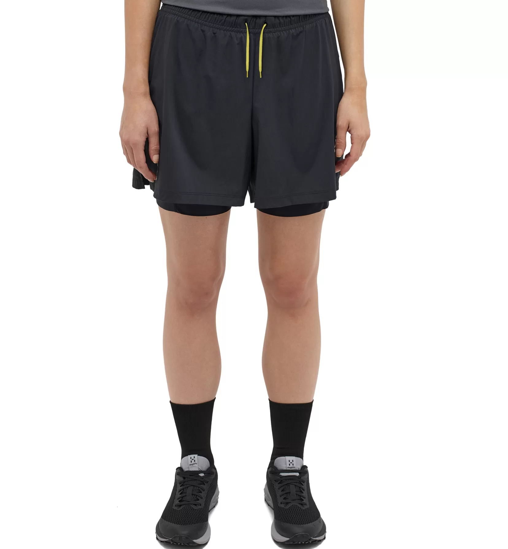 Sale Haglöfs L.I.M Tempo Trail 2-in-1 Shorts Women True Black