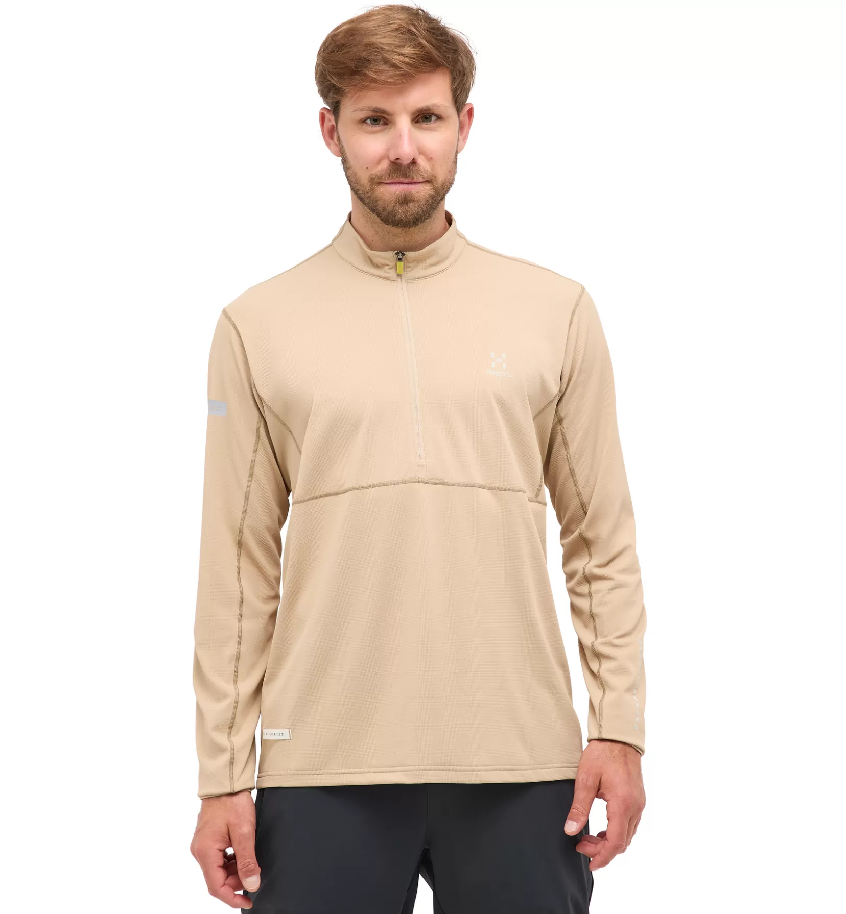 Cheap Haglöfs L.I.M Tempo Trail Halfzip Men Sand