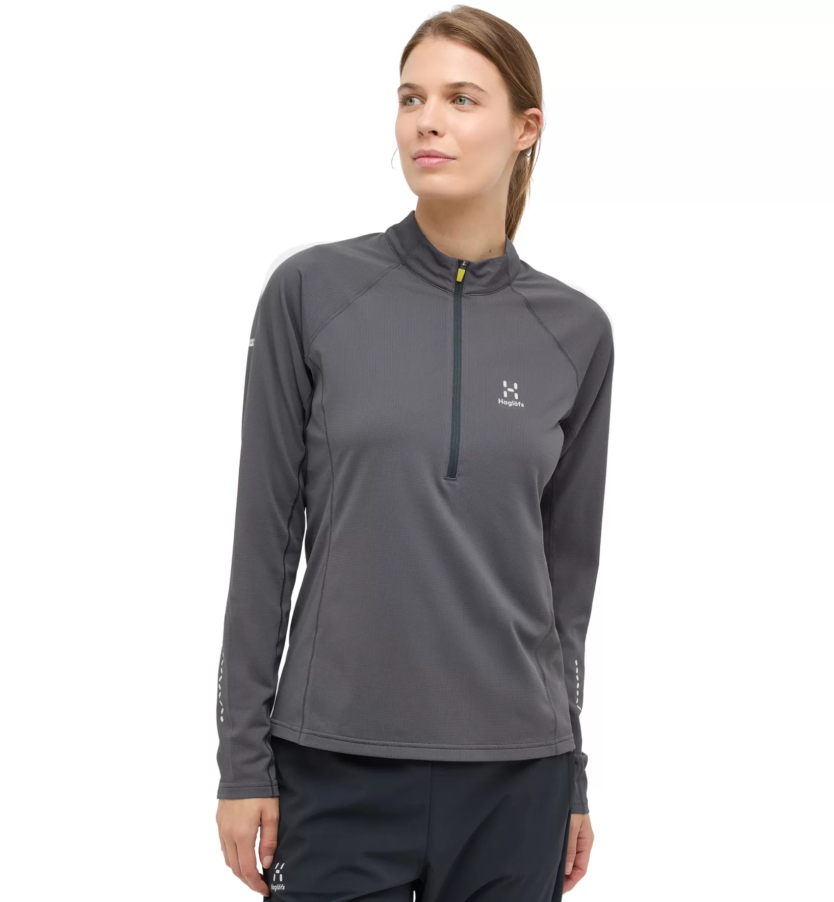 Hot Haglöfs L.I.M Tempo Trail Halfzip Women Magnetite