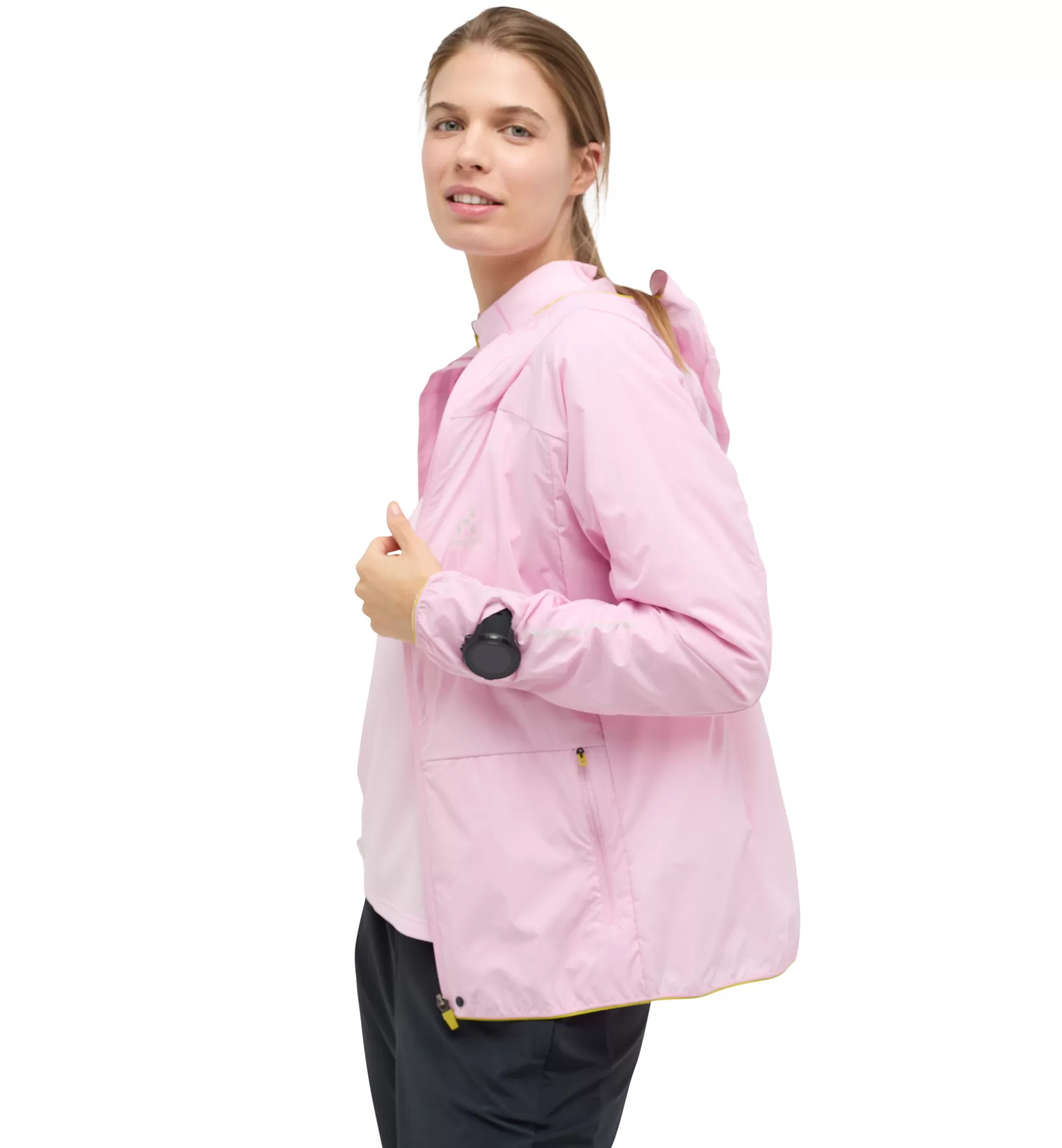Flash Sale Haglöfs L.I.M Tempo Trail Jacket Women Fresh Pink