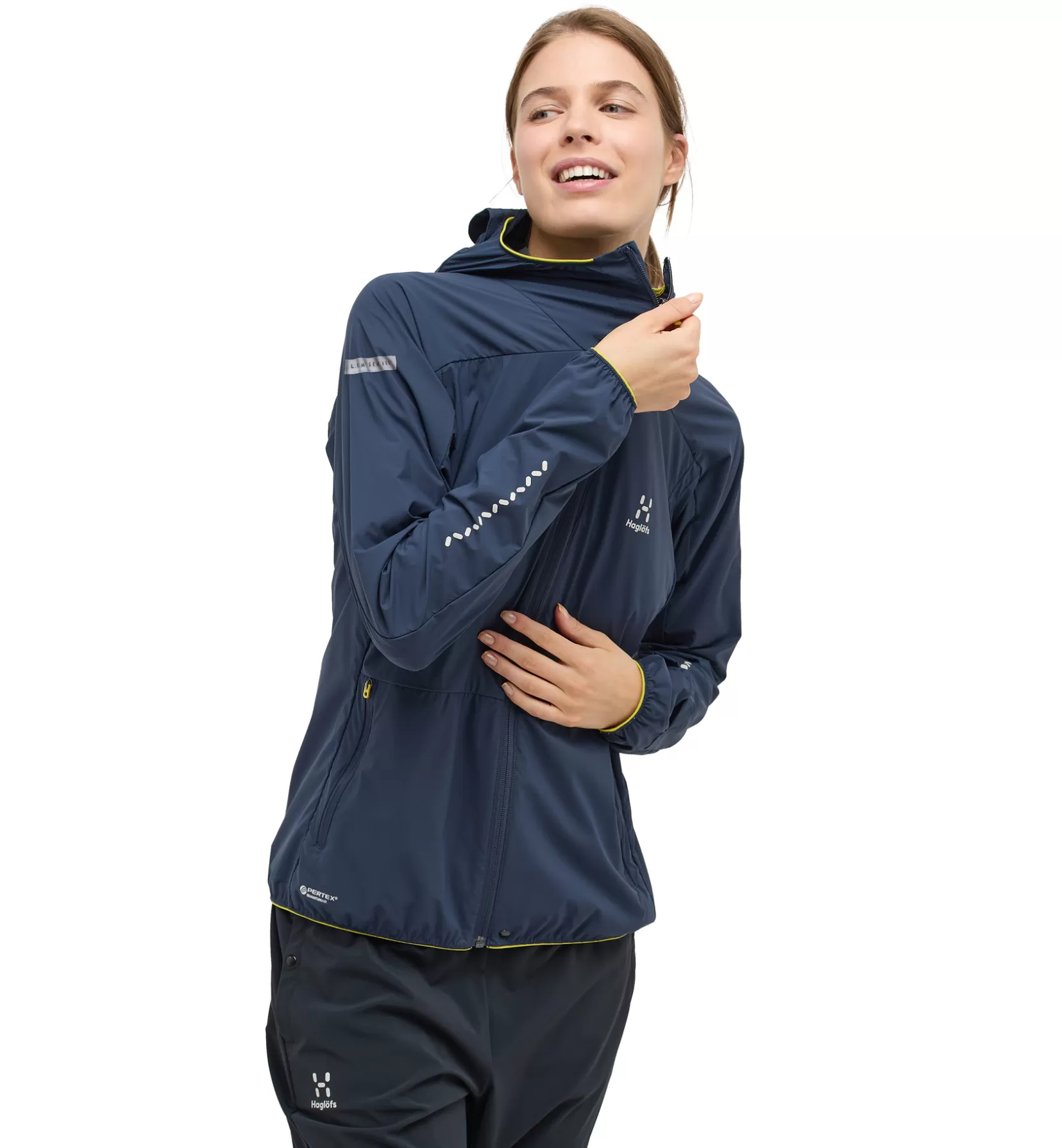 New Haglöfs L.I.M Tempo Trail Jacket Women Tarn Blue