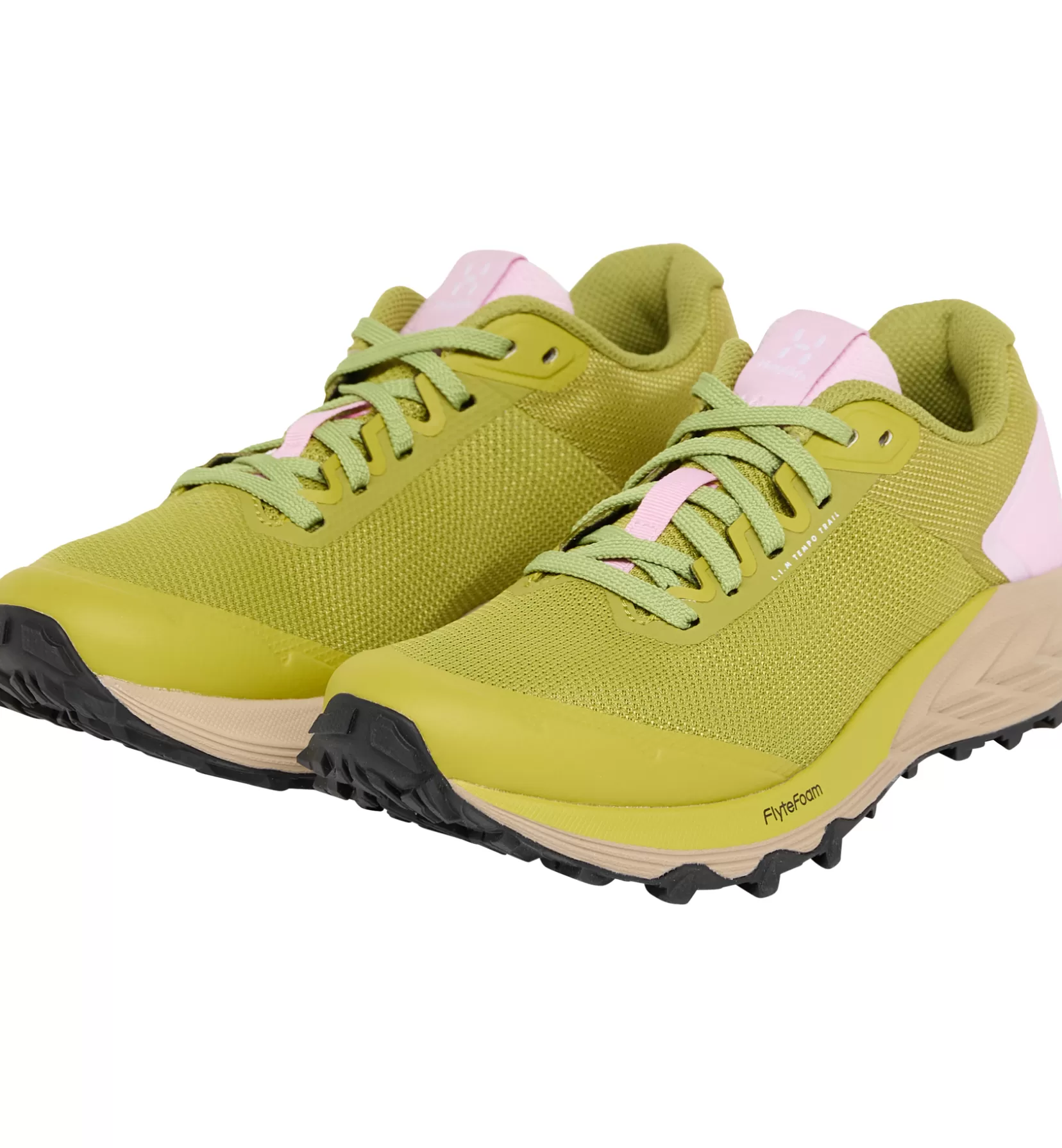 Discount Haglöfs L.I.M Tempo Trail Low Women Lime Green/Fresh Pink