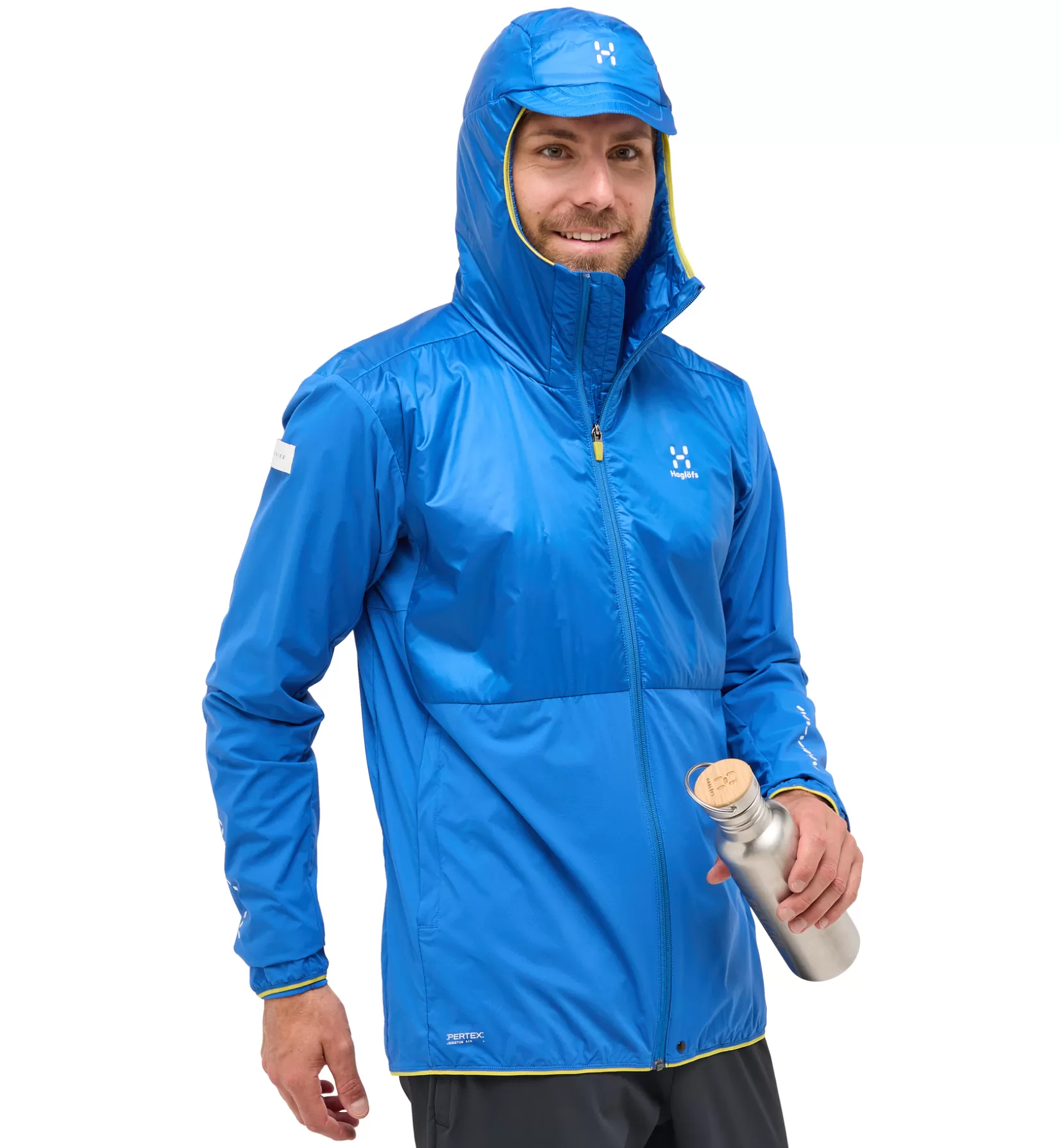 Shop Haglöfs L.I.M Tempo Trail Mimic Hood Men Electric Blue