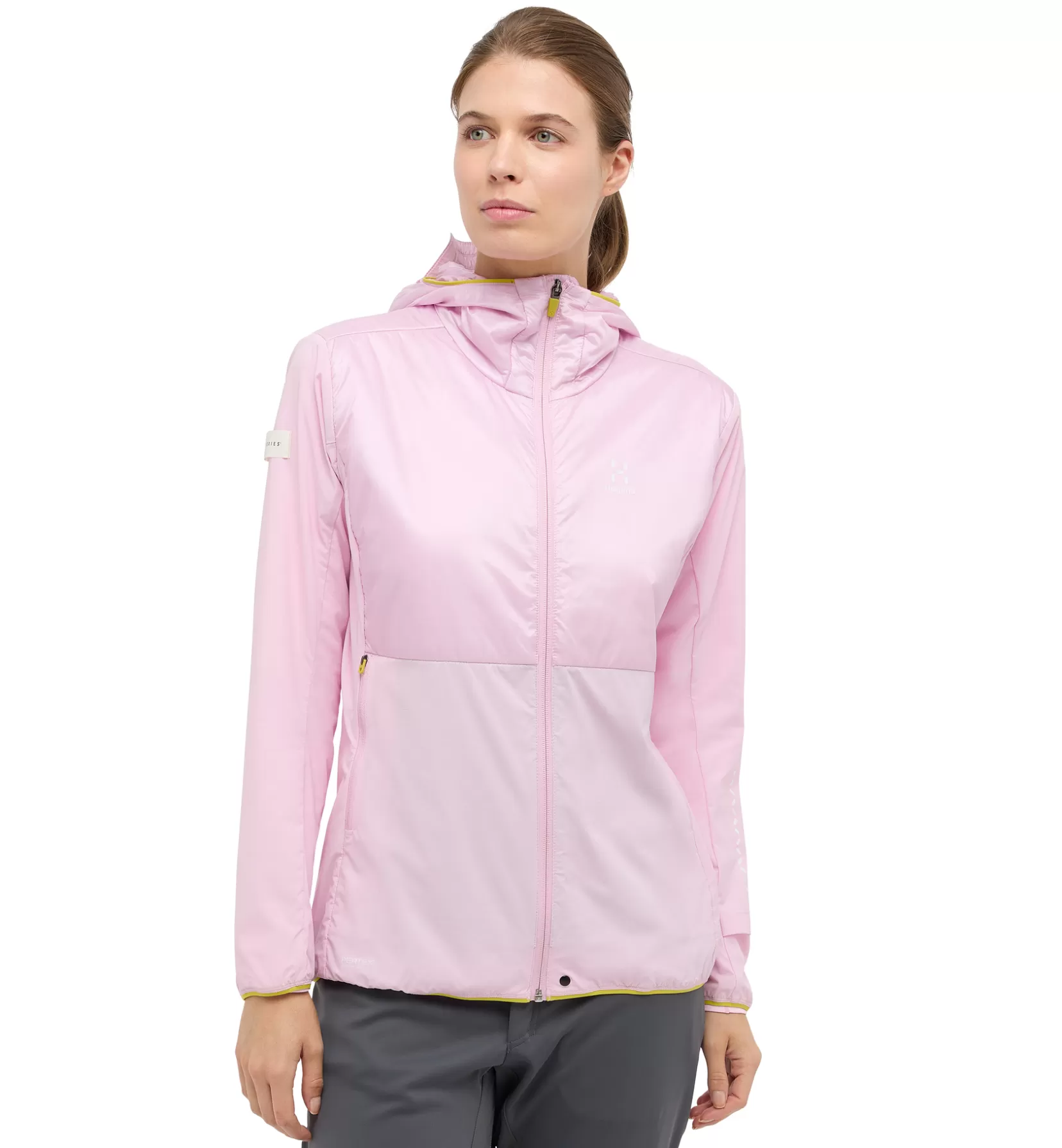 Best Haglöfs L.I.M Tempo Trail Mimic Hood Women Fresh Pink