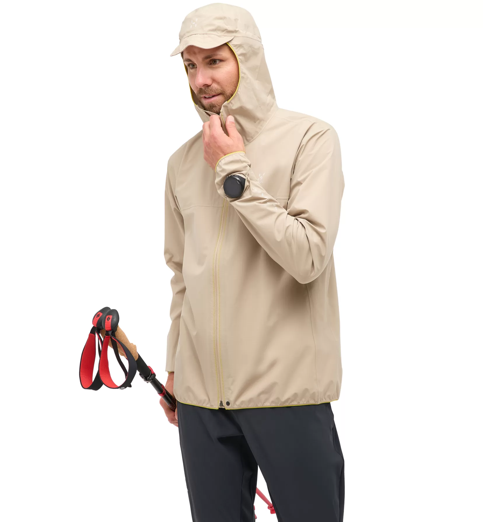 Flash Sale Haglöfs L.I.M Tempo Trail Proof Jacket Men Sand