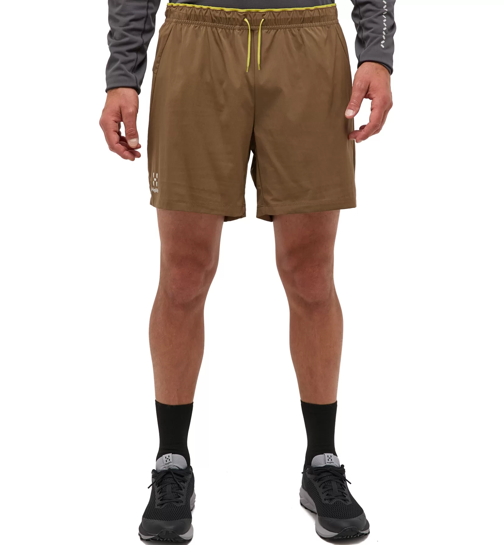 Cheap Haglöfs L.I.M Tempo Trail Shorts Men Teak Brown