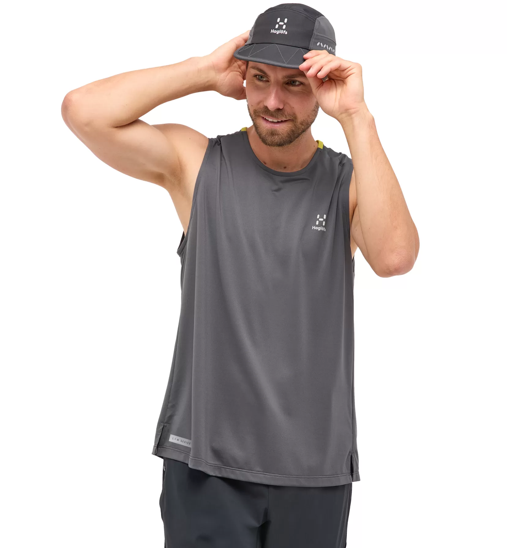 Sale Haglöfs L.I.M Tempo Trail Tank Men Magnetite