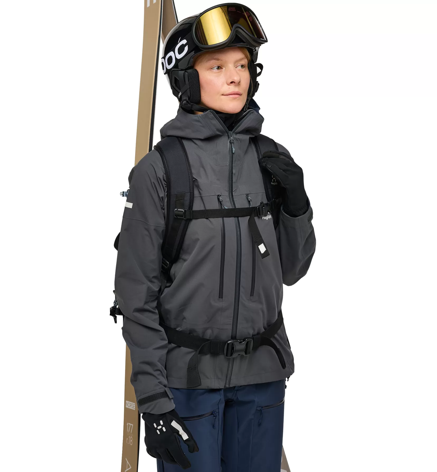 Outlet Haglöfs L.I.M Touring Proof Jacket Women Magnetite