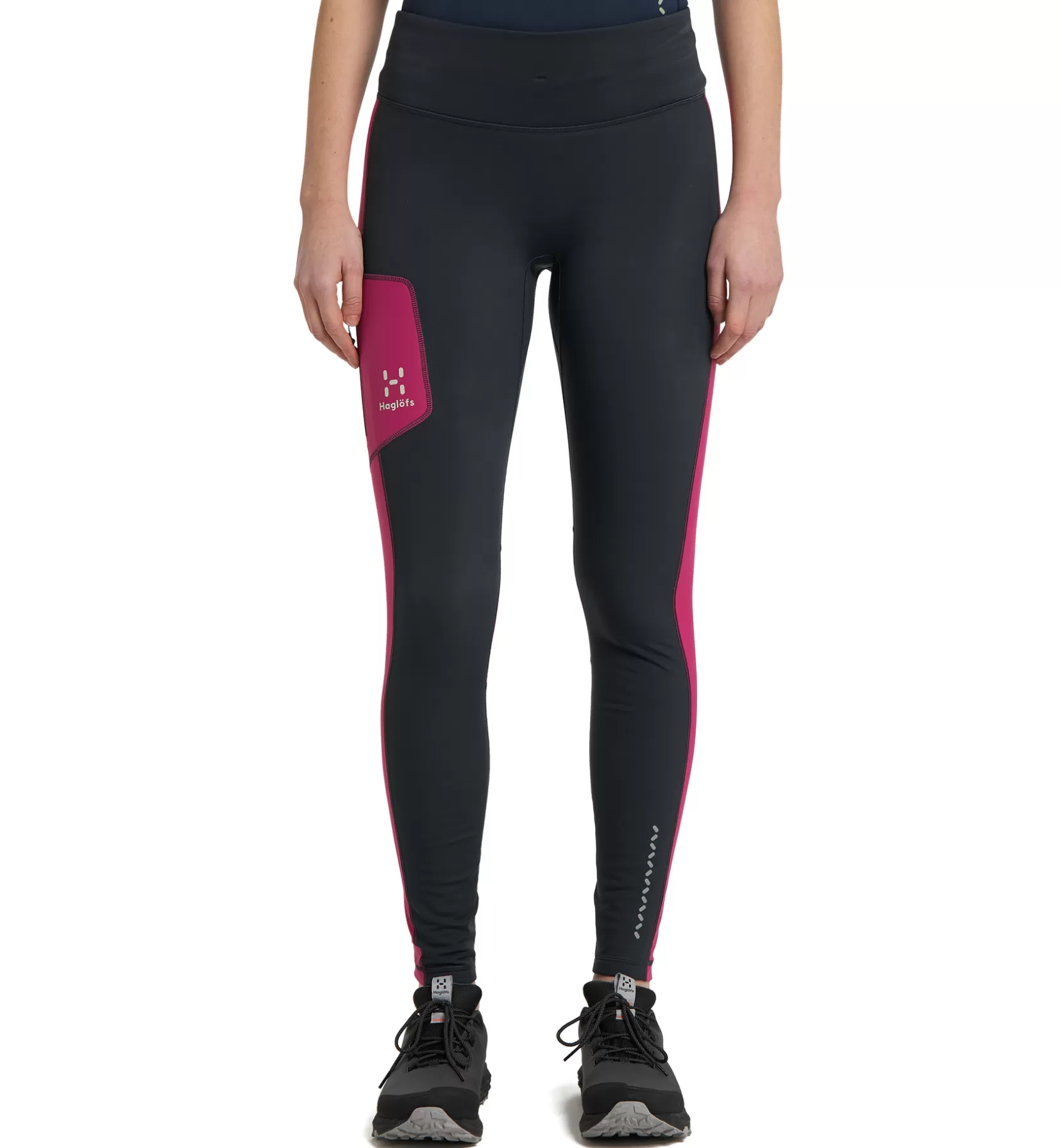Fashion Haglöfs L.I.M Winter Tights Women Magnetite/Ultra Pink