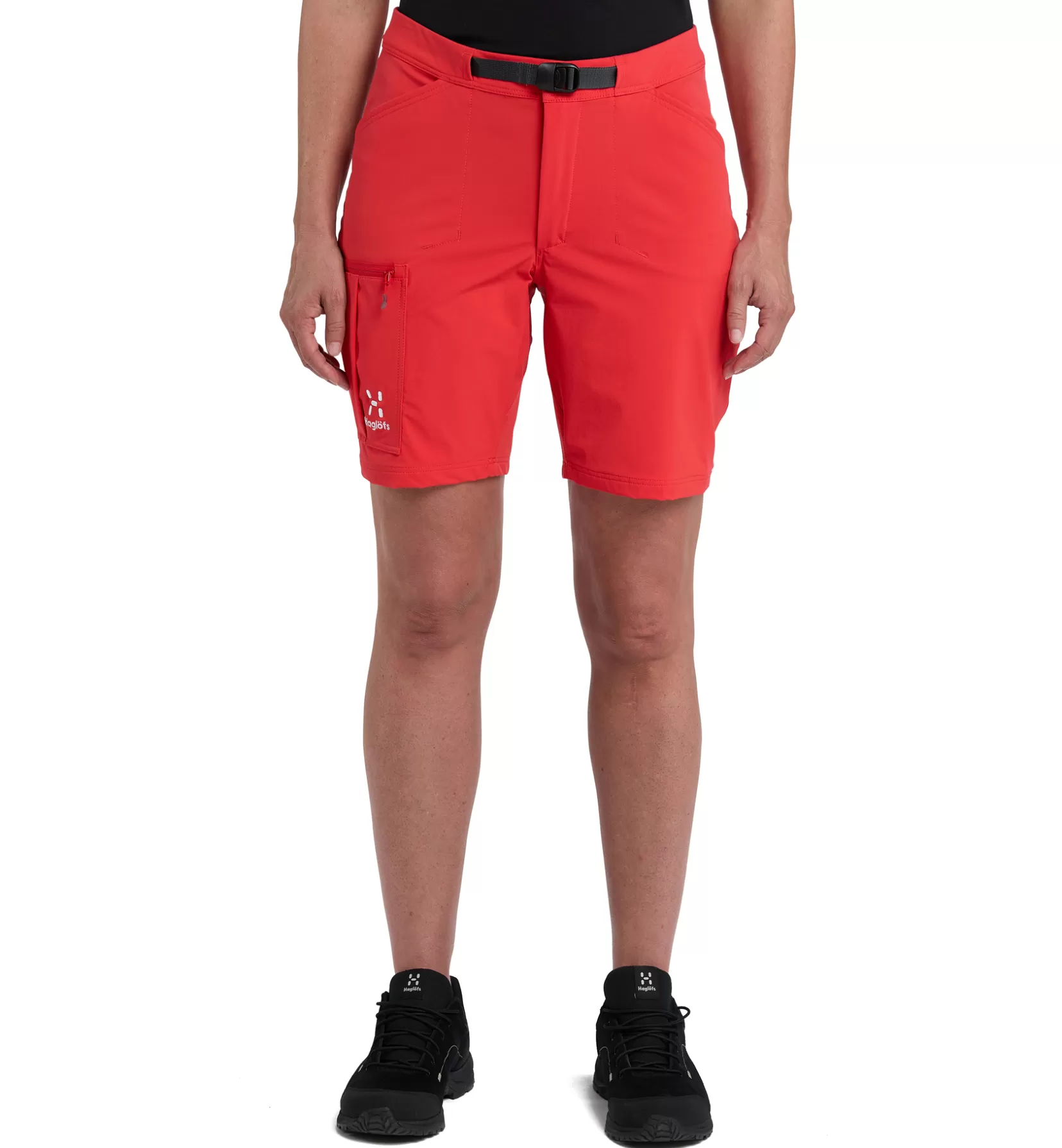 Clearance Haglöfs Lizard Softshell Shorts Women Poppy Red