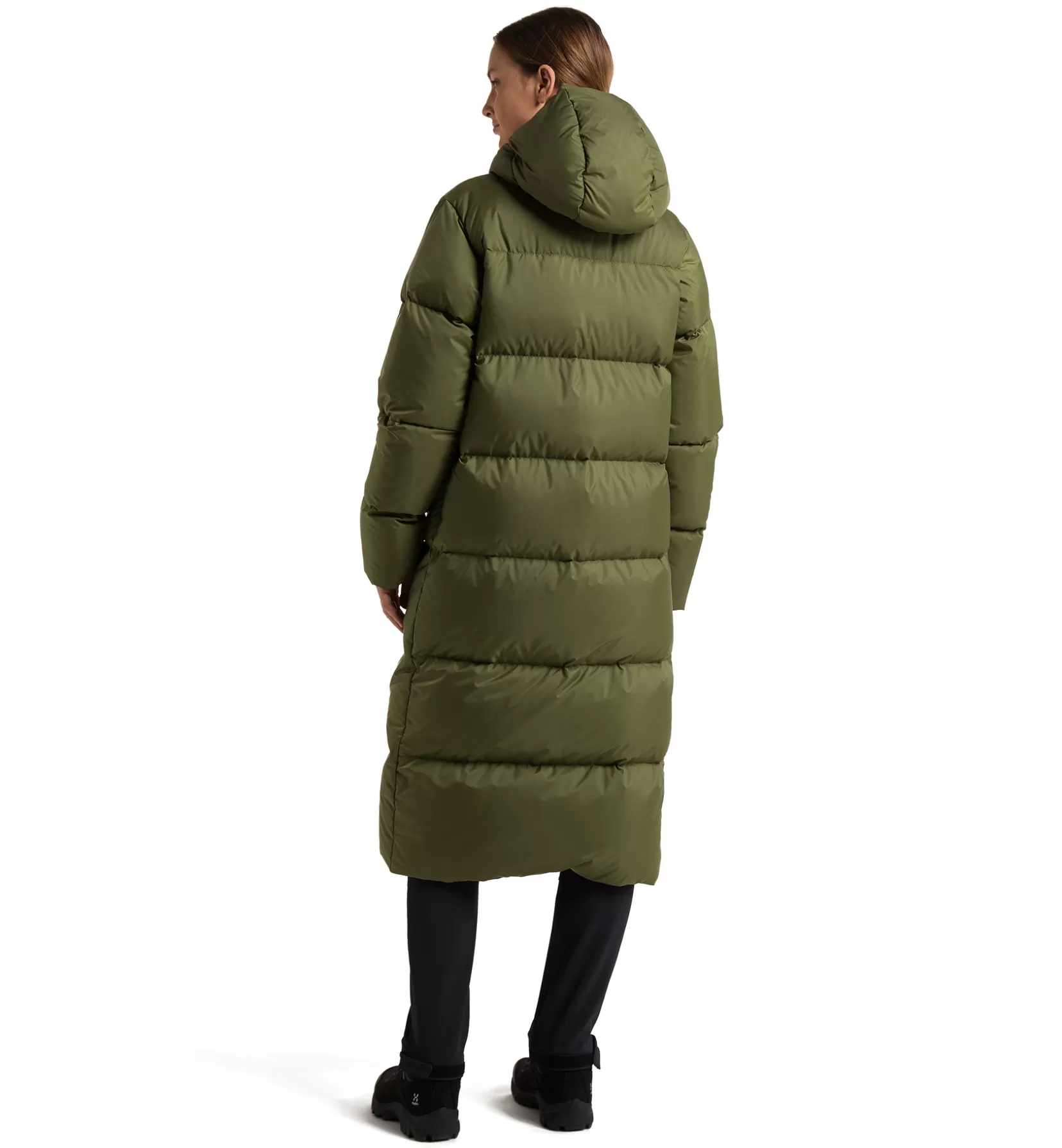 Store Haglöfs Long Down Parka Women Olive Green