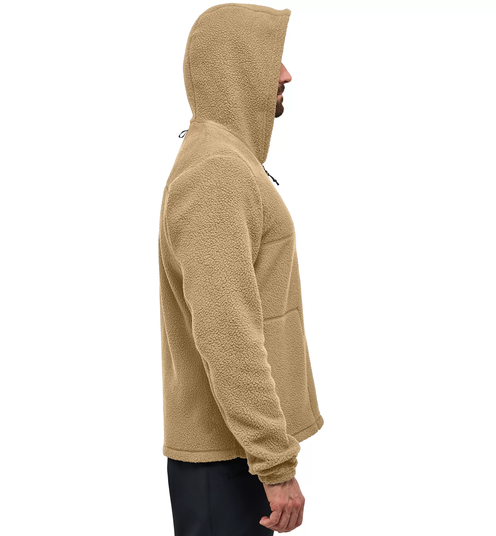Best Sale Haglöfs Malung Pile Hood Men Sand