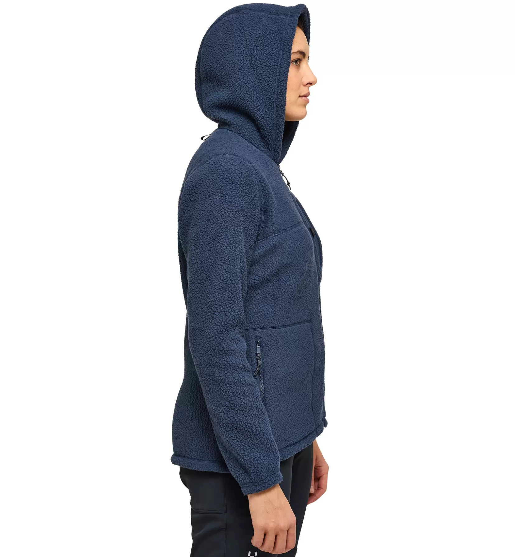 Shop Haglöfs Malung Pile Hood Women Tarn Blue