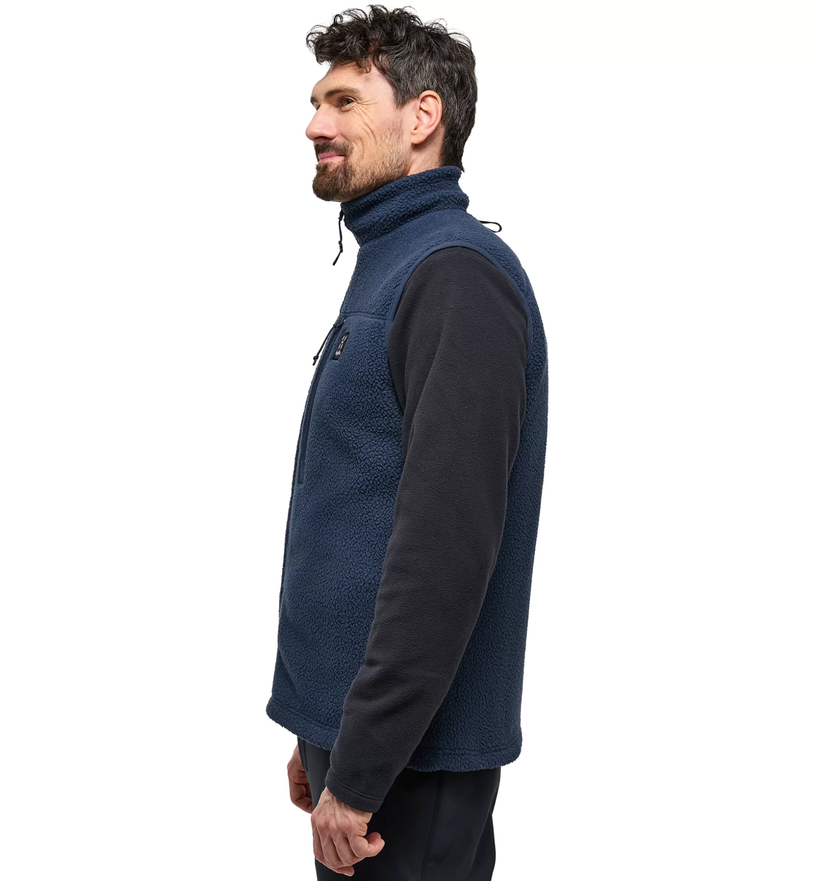 Discount Haglöfs Malung Pile Vest Men Tarn Blue