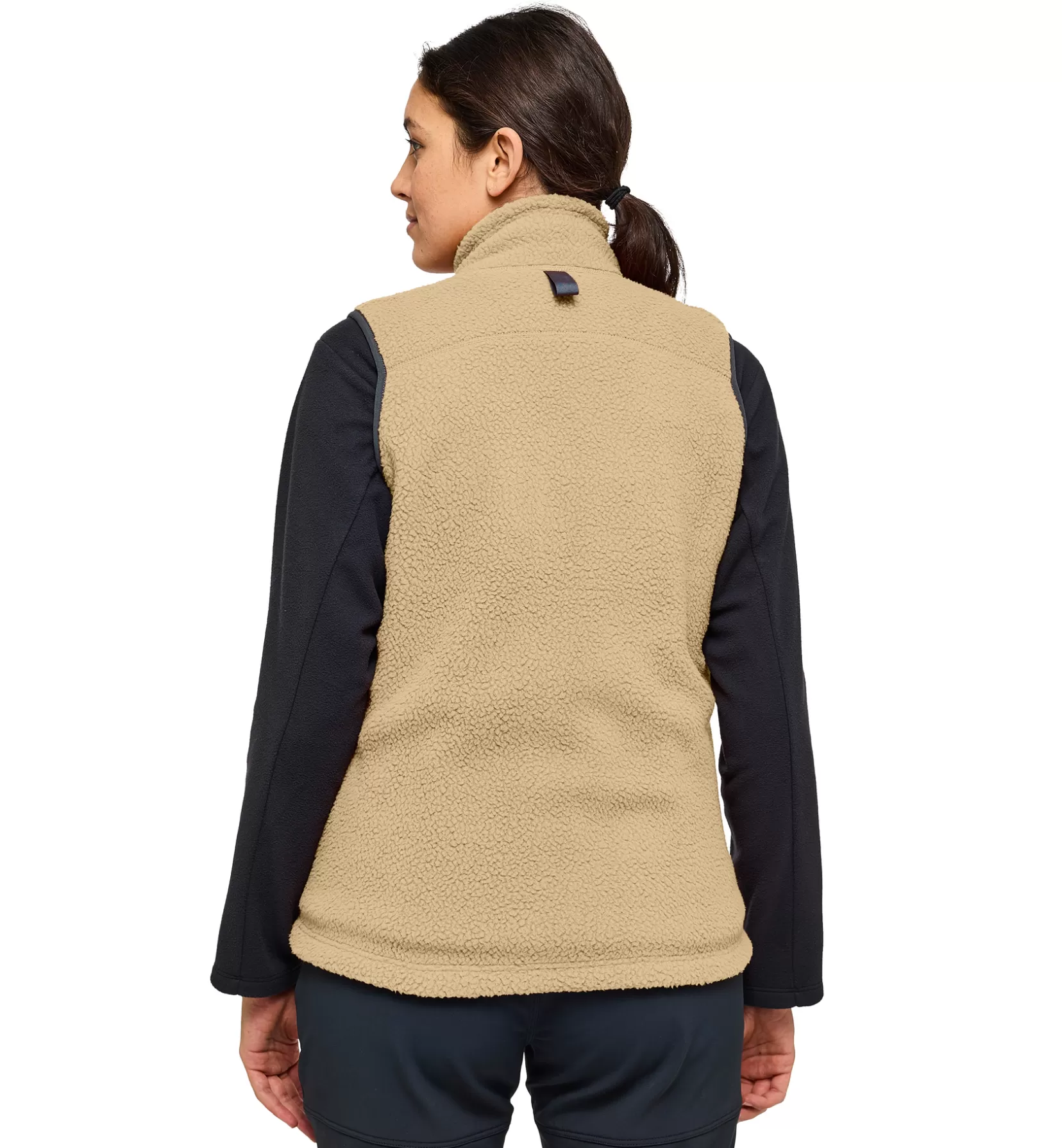 Shop Haglöfs Malung Pile Vest Women Sand