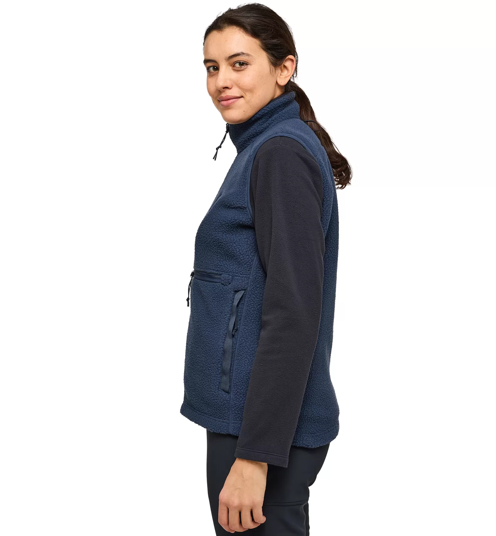 Shop Haglöfs Malung Pile Vest Women Tarn Blue