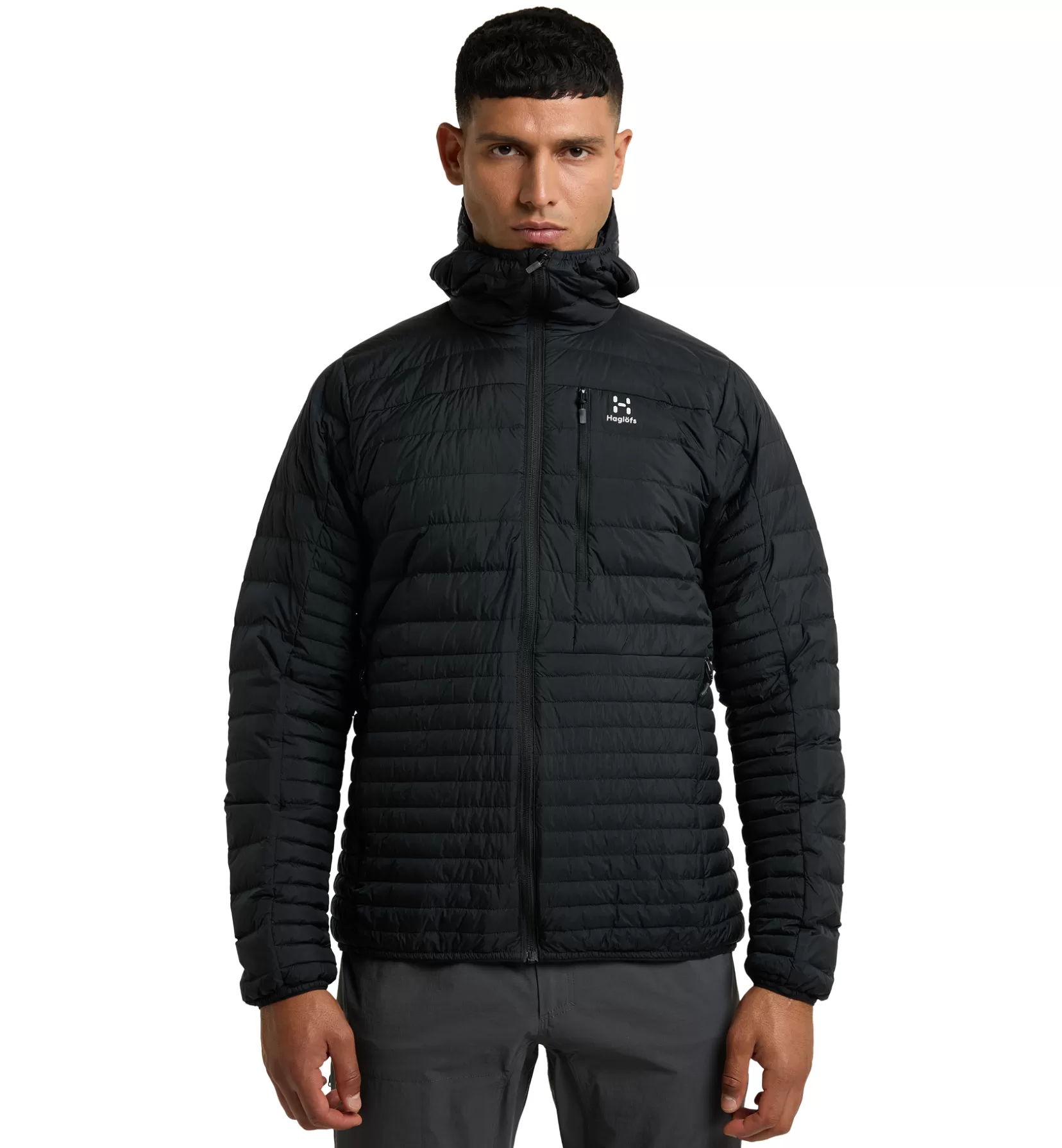 Outlet Haglöfs Micro Nordic Down Hood Men True Black