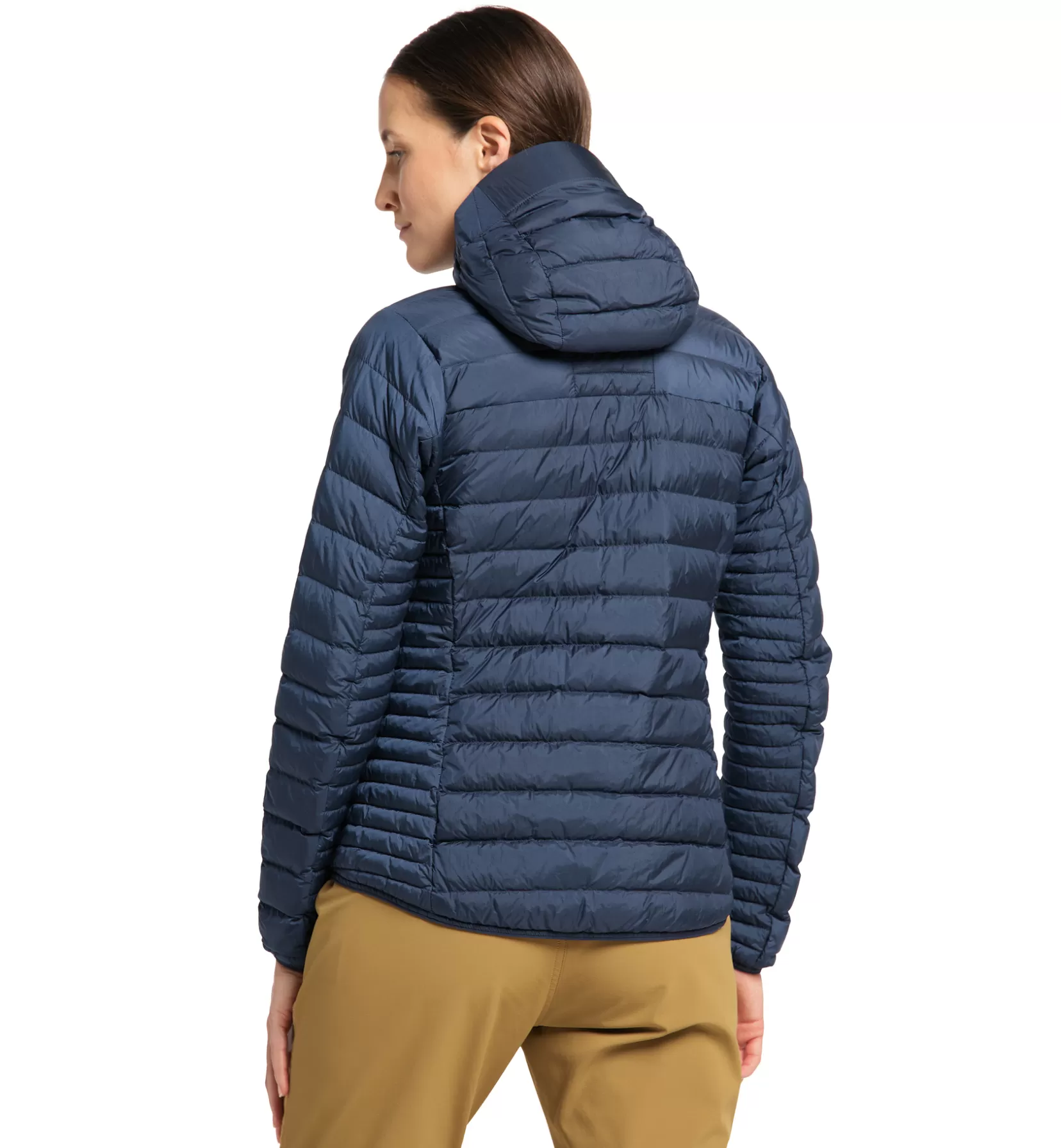 New Haglöfs Micro Nordic Down Hood Women Tarn Blue