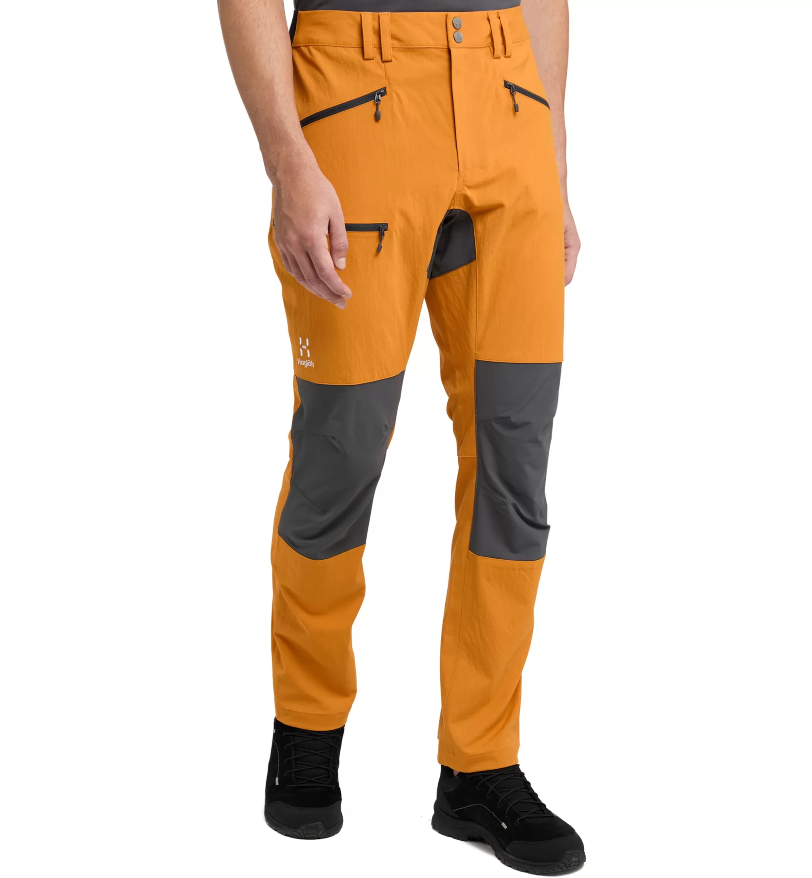 Clearance Haglöfs Mid Slim Pant Men Desert Yellow/Magnetite