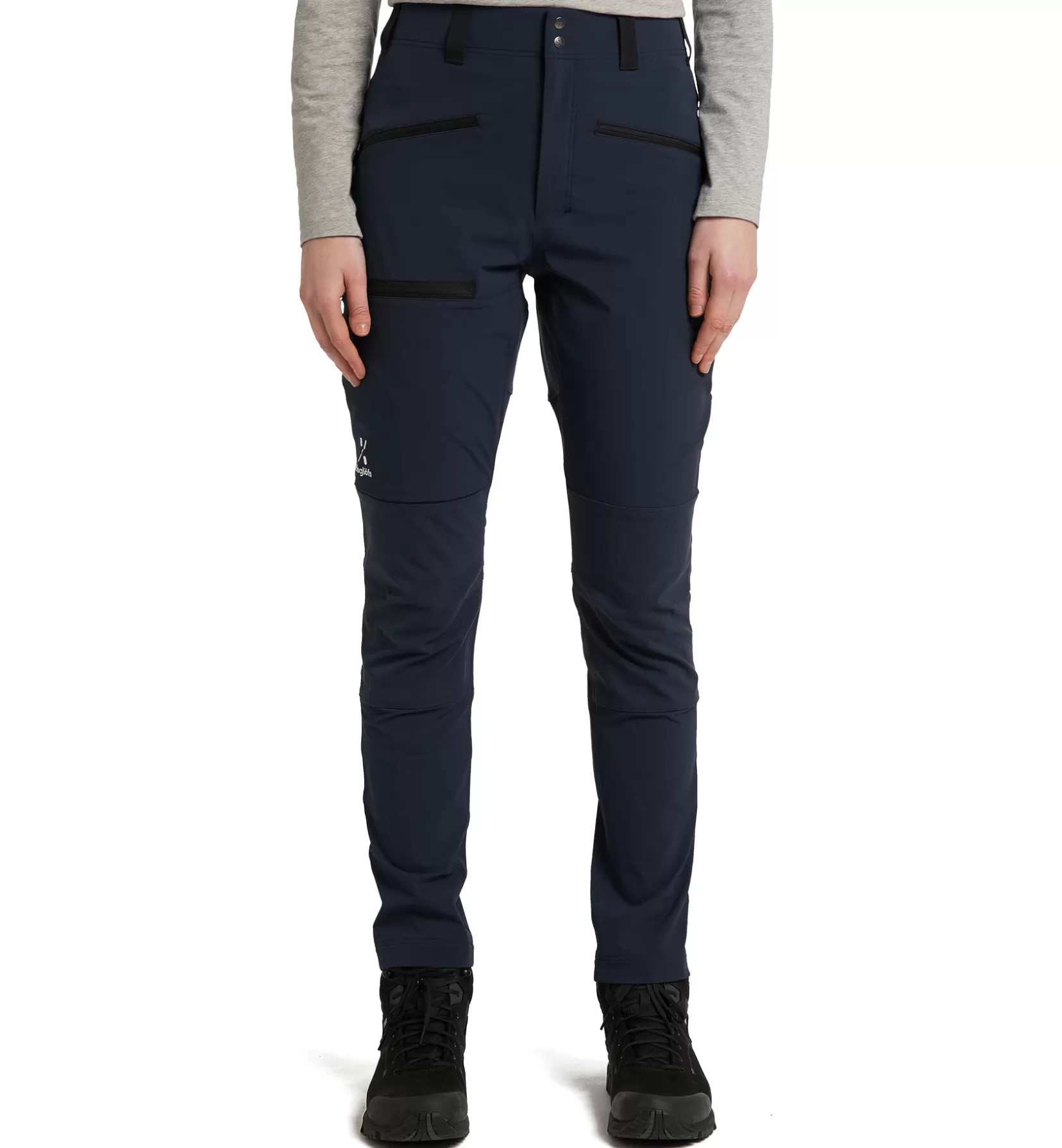 Shop Haglöfs Mid Slim Pant Women Tarn blue/True black