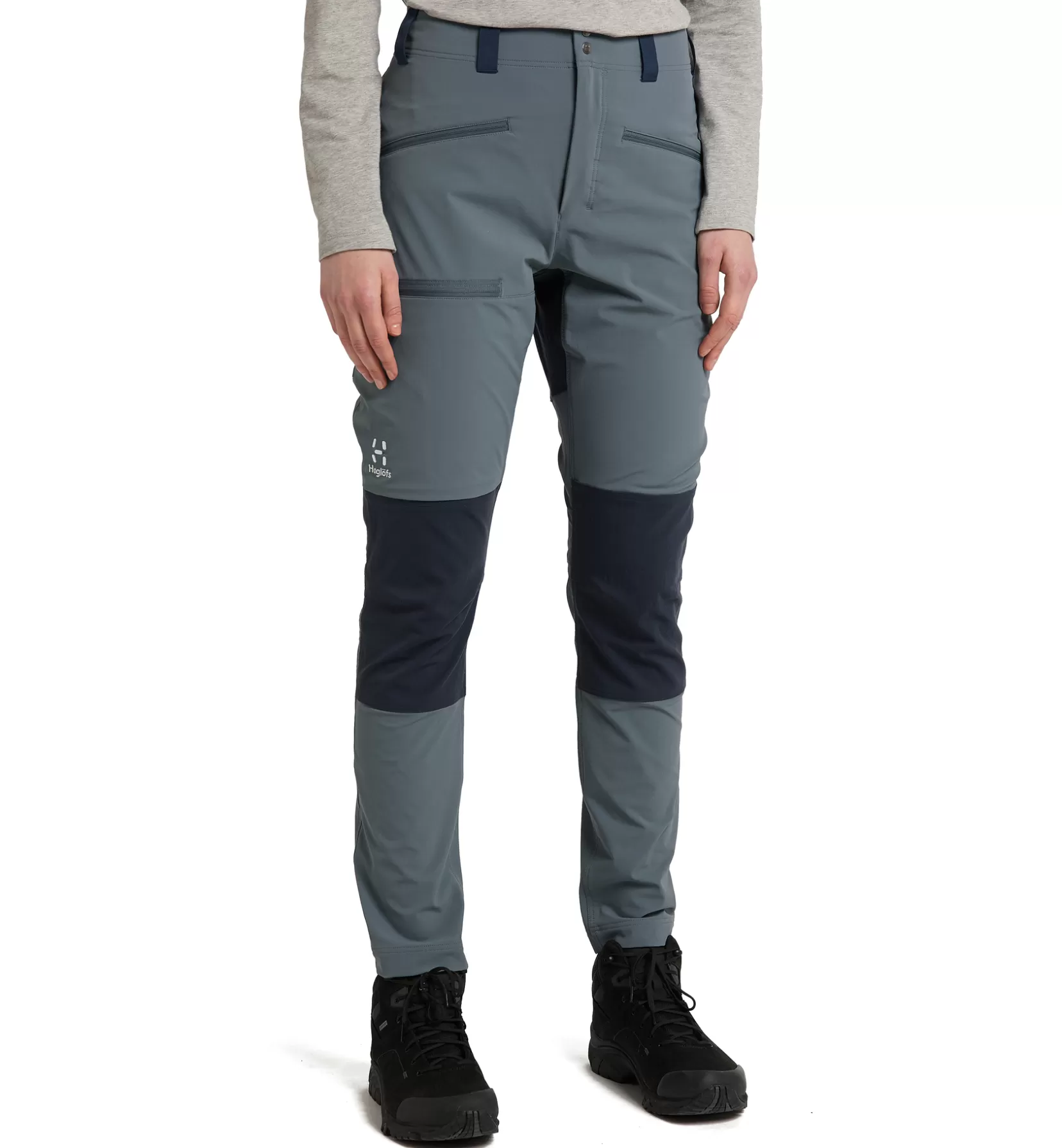 Clearance Haglöfs Mid Slim Pant Women Steel blue/Tarn blue