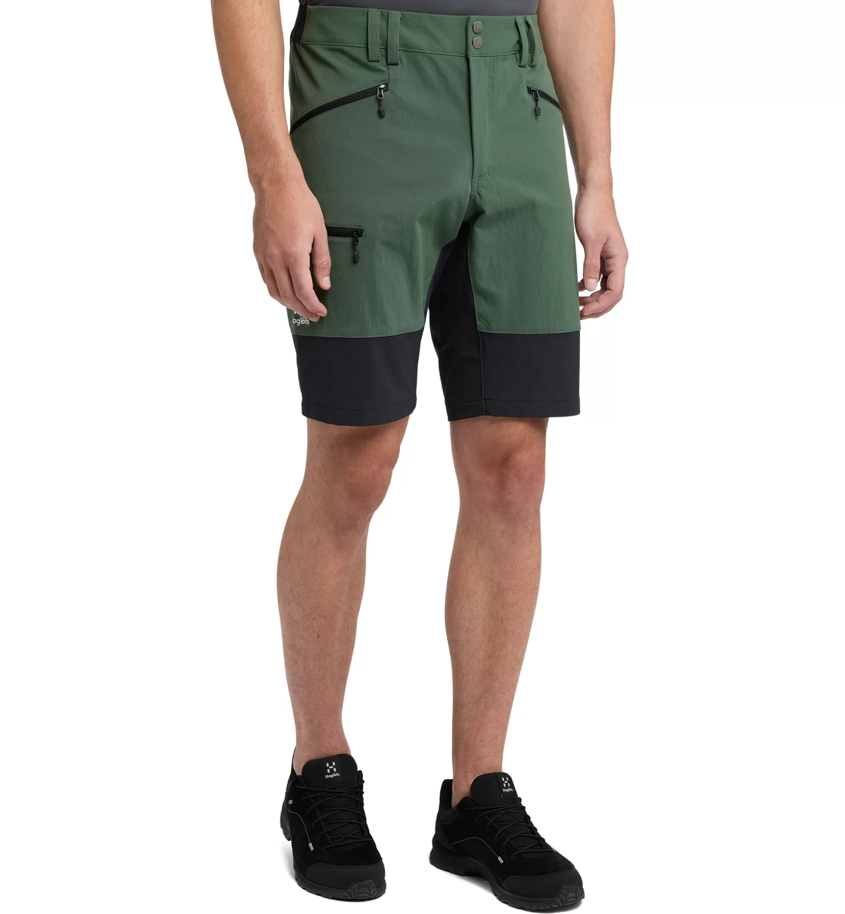 Store Haglöfs Mid Slim Shorts Men Fjell green/True black