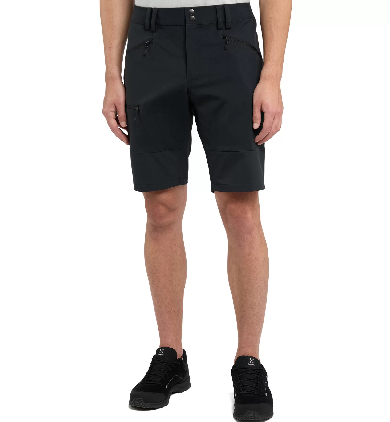 Cheap Haglöfs Mid Slim Shorts Men True Black