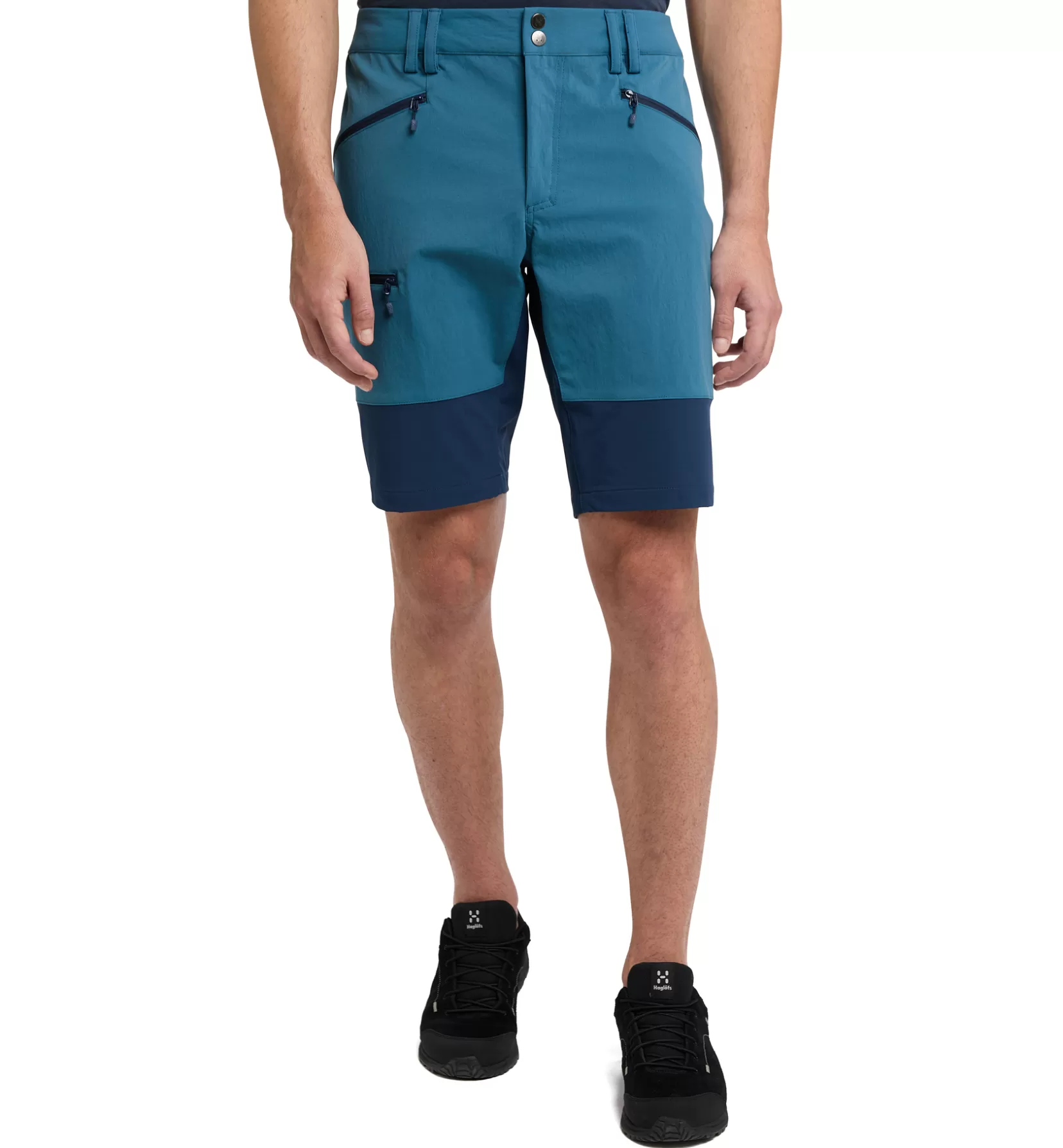 Online Haglöfs Mid Slim Shorts Men Dark Ocean/Tarn Blue