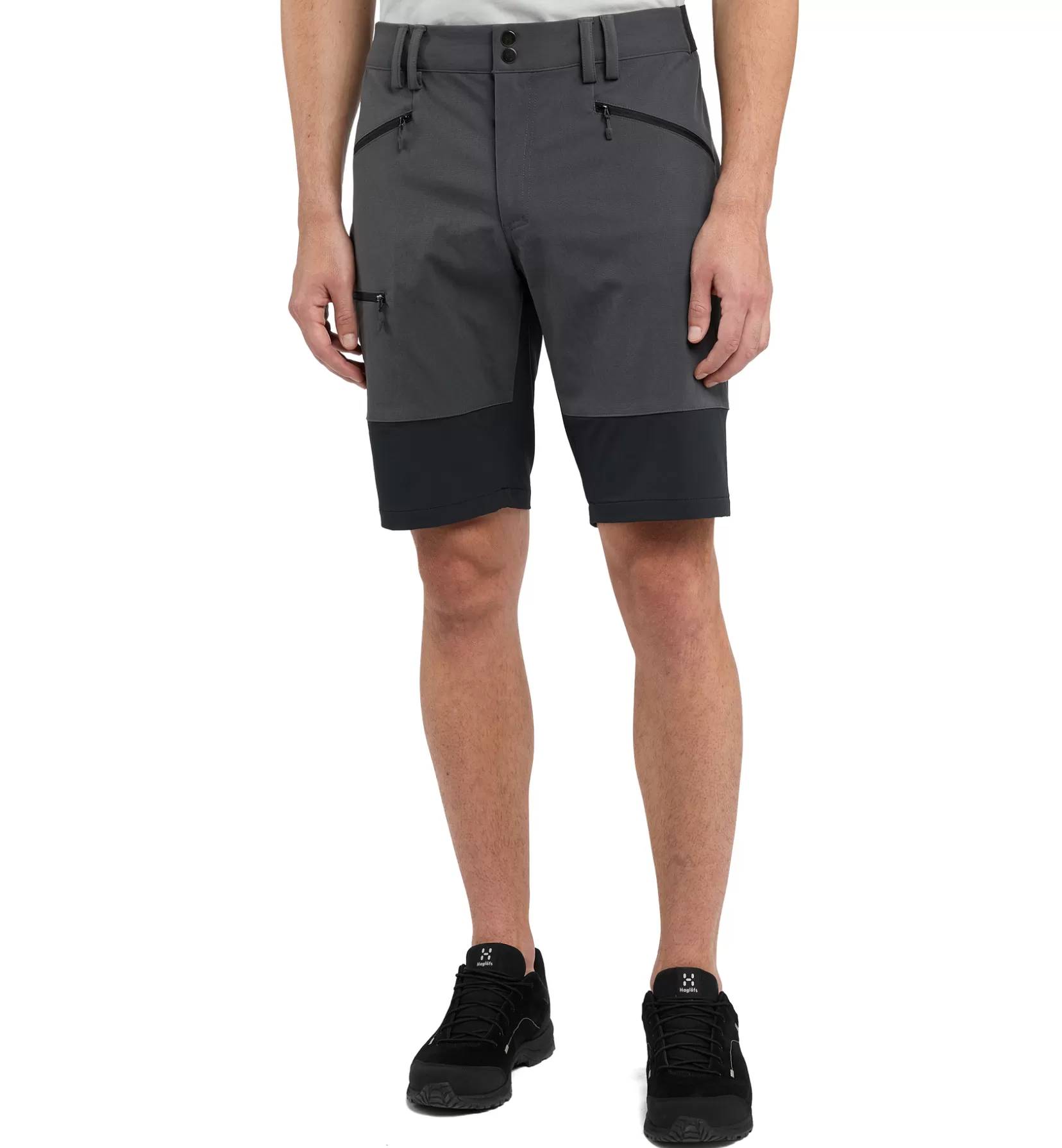 Best Haglöfs Mid Slim Shorts Men Magnetite/True black