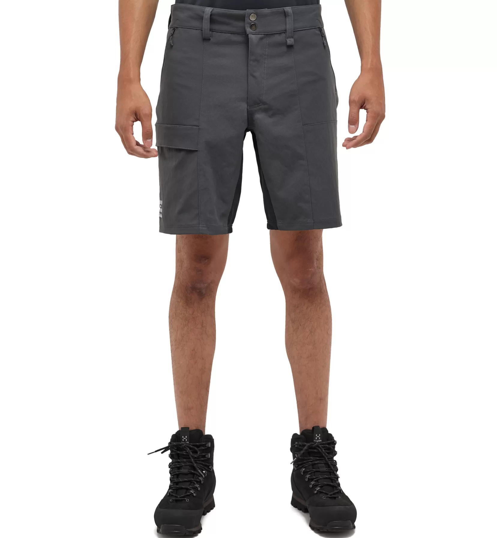 Online Haglöfs Mid Standard Shorts Men Magnetite/True black