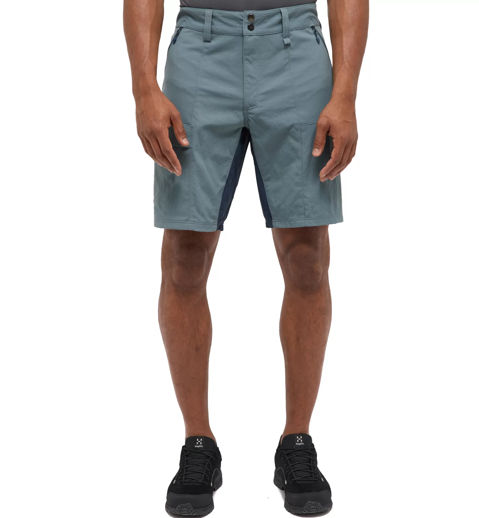 Cheap Haglöfs Mid Standard Shorts Men Steel blue/Tarn blue