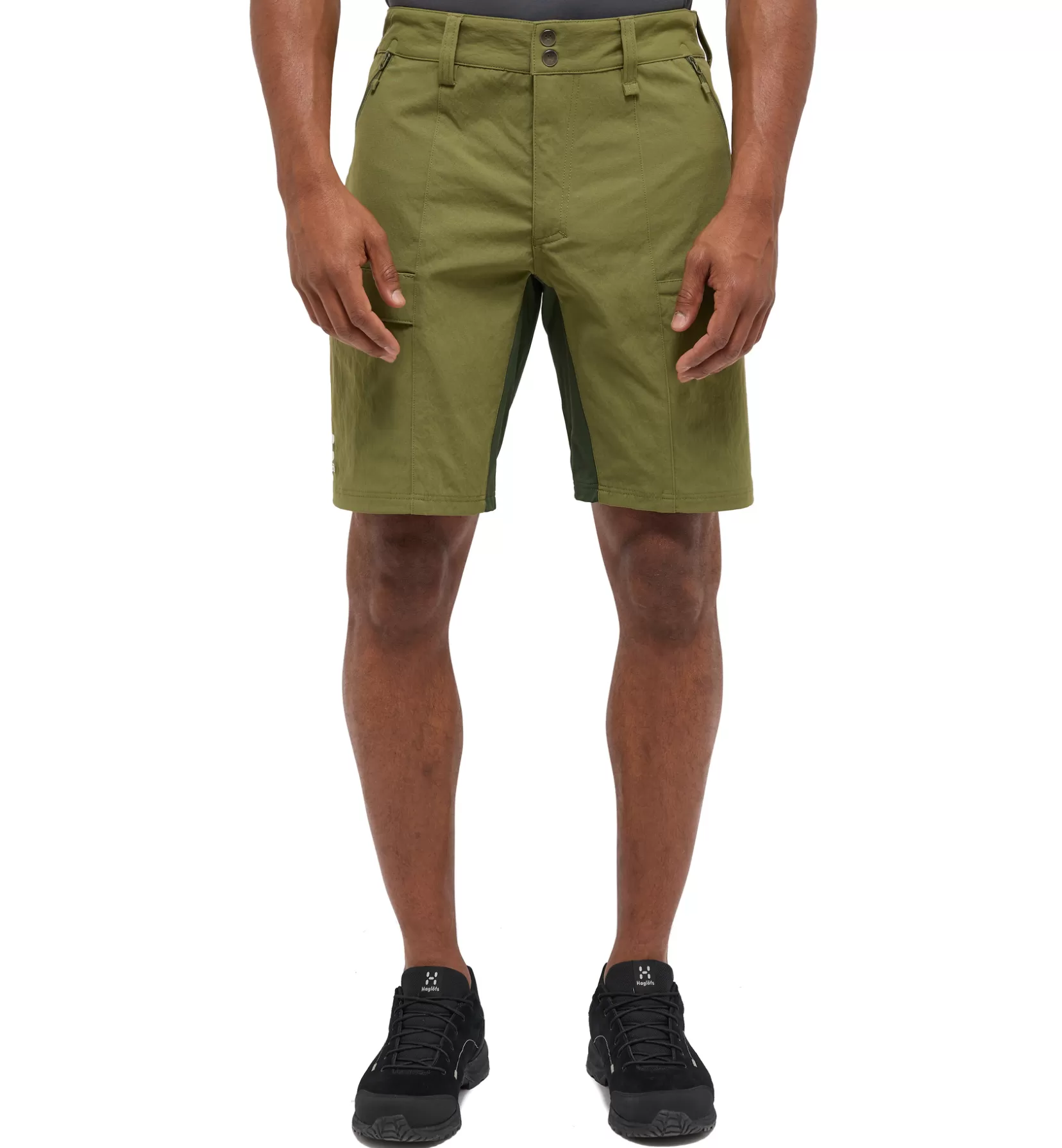 Online Haglöfs Mid Standard Shorts Men Olive Green/Seaweed Green