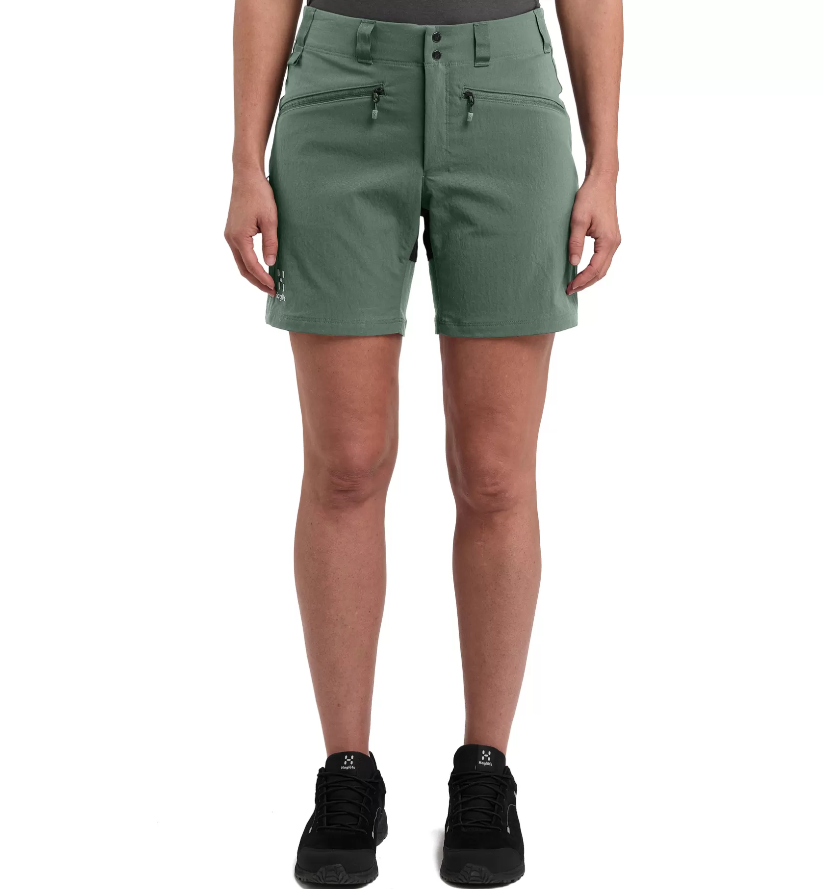 New Haglöfs Mid Standard Shorts Women Fjell green/True black