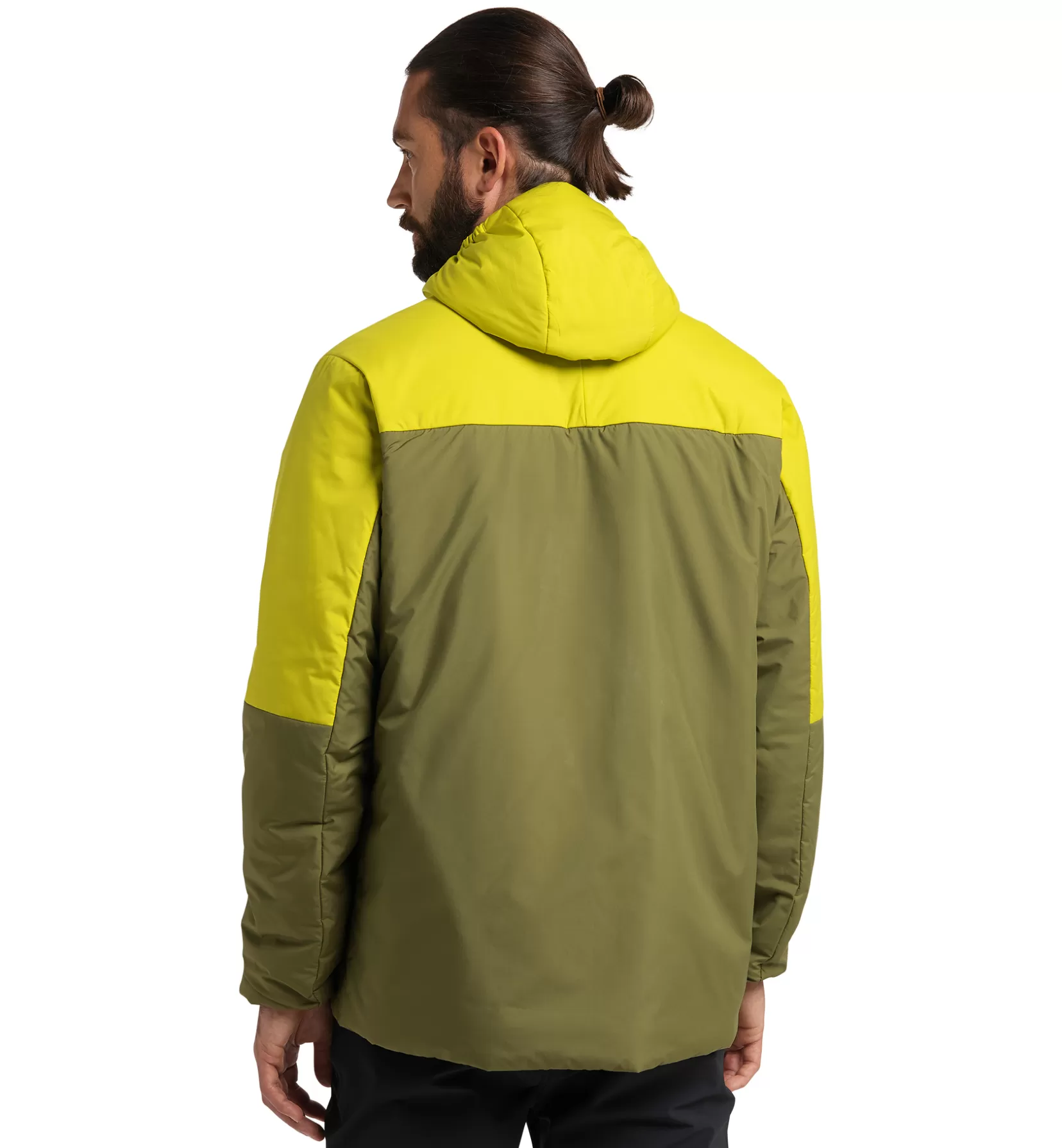 Sale Haglöfs Mimic Silver Hood Men Olive Green/Aurora
