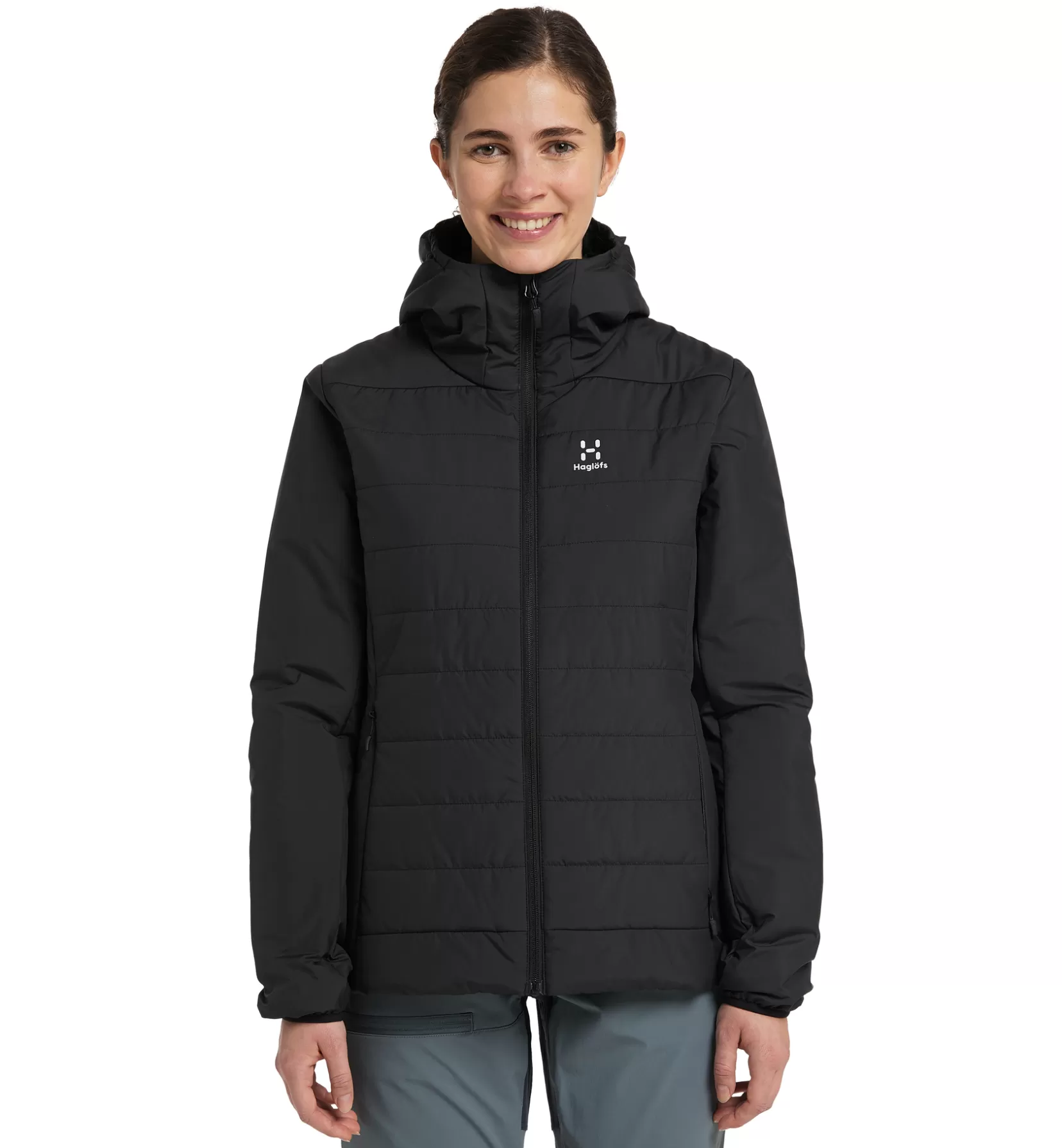 Best Sale Haglöfs Mimic Silver Hood Women True Black