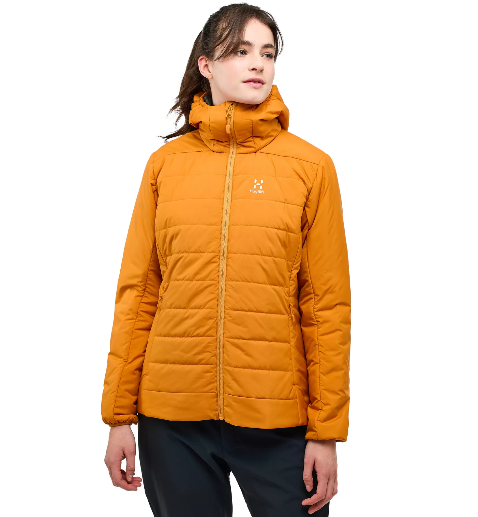 Outlet Haglöfs Mimic Silver Hood Women Desert Yellow