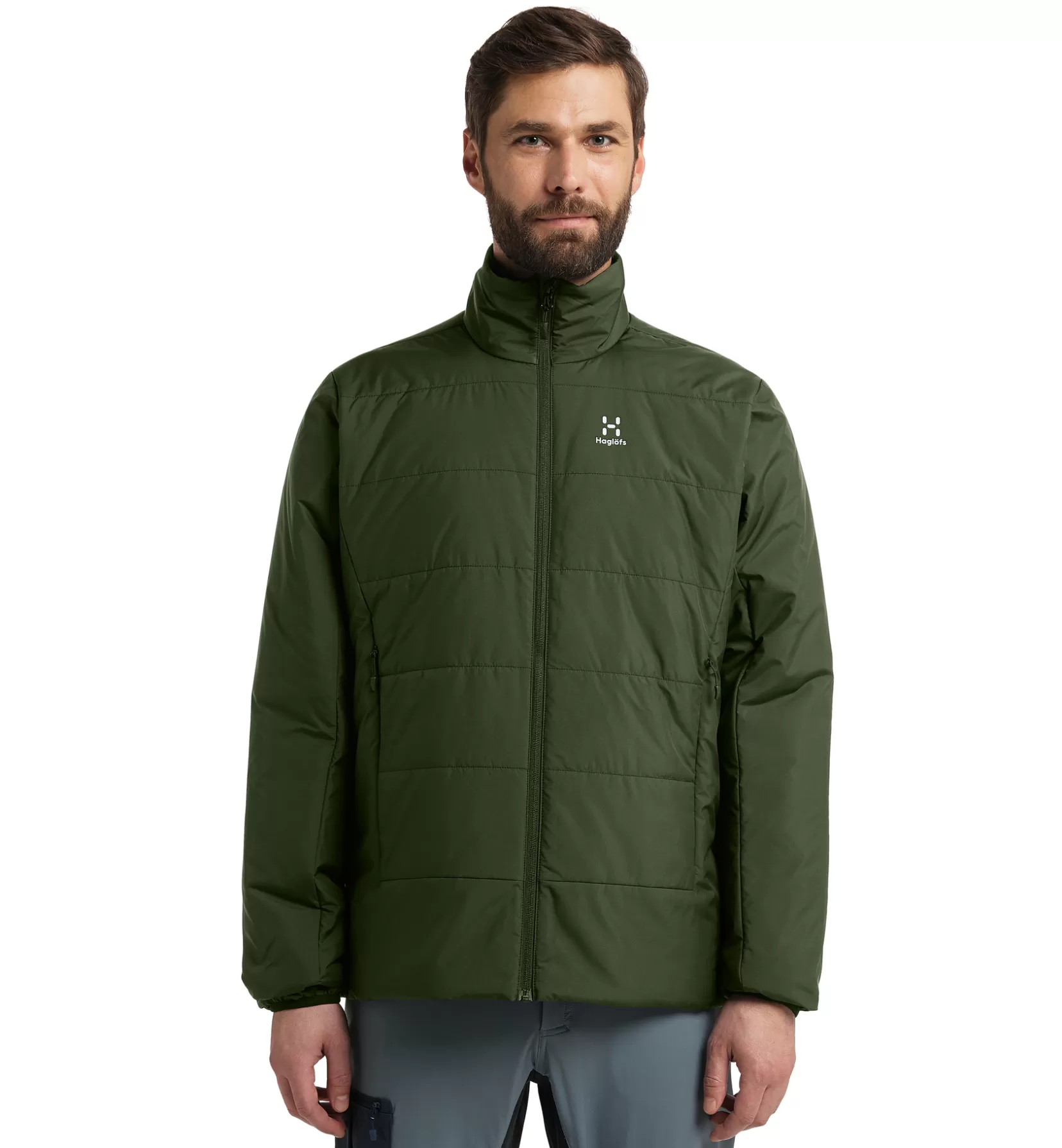 New Haglöfs Mimic Silver Jacket Men Seaweed Green