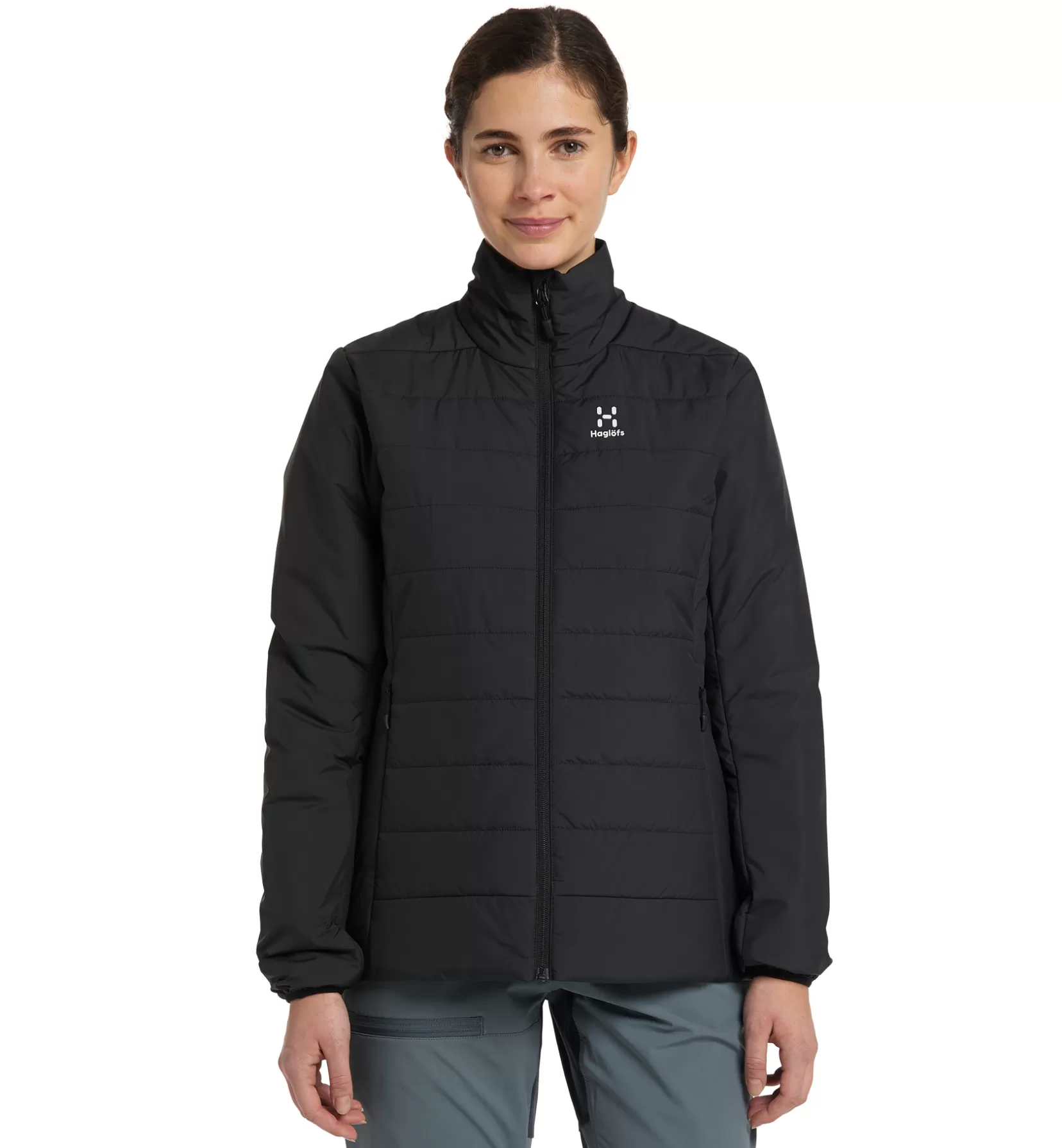 Shop Haglöfs Mimic Silver Jacket Women True Black