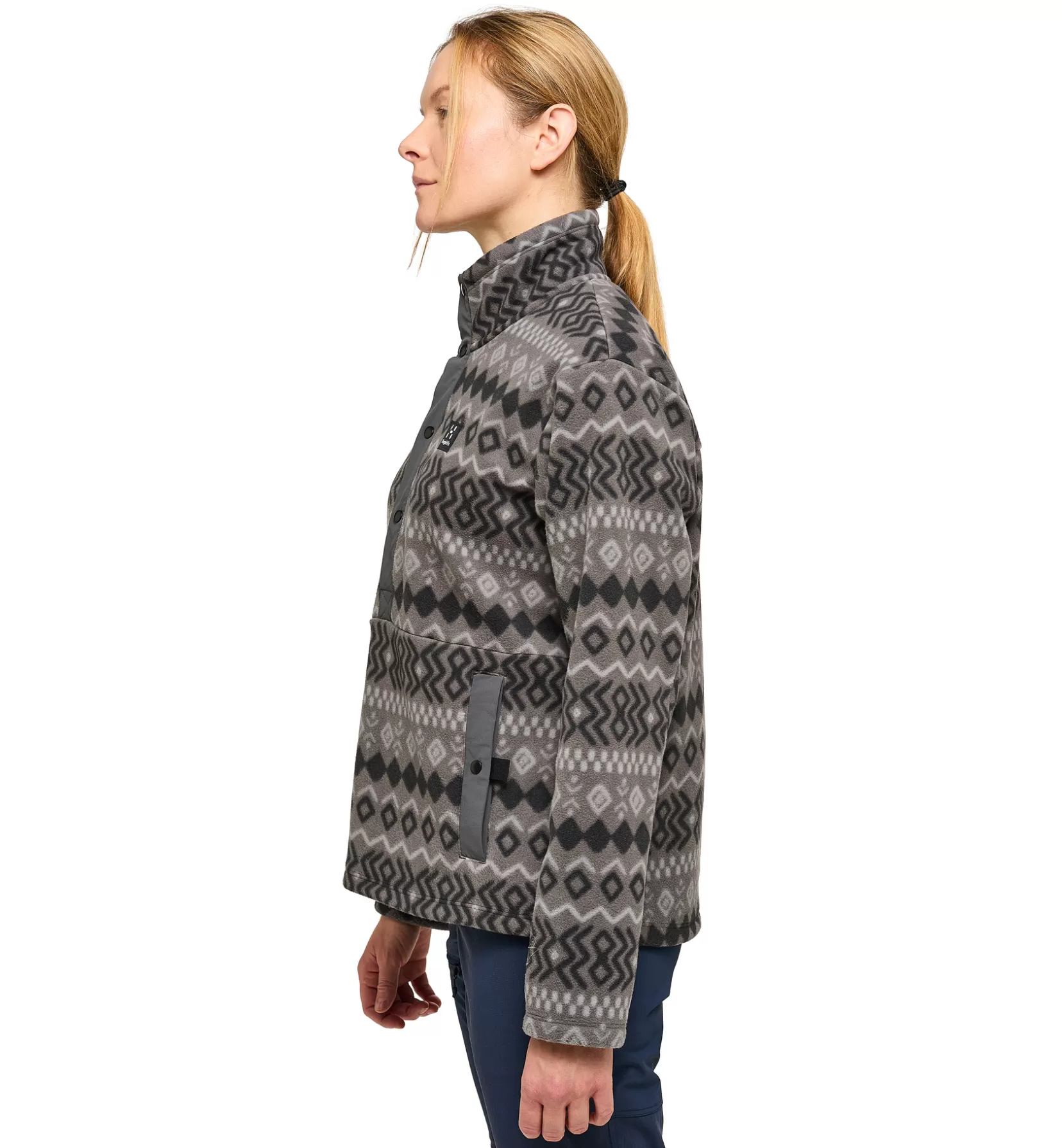 Clearance Haglöfs Mora Mid Women Magnetite/True black